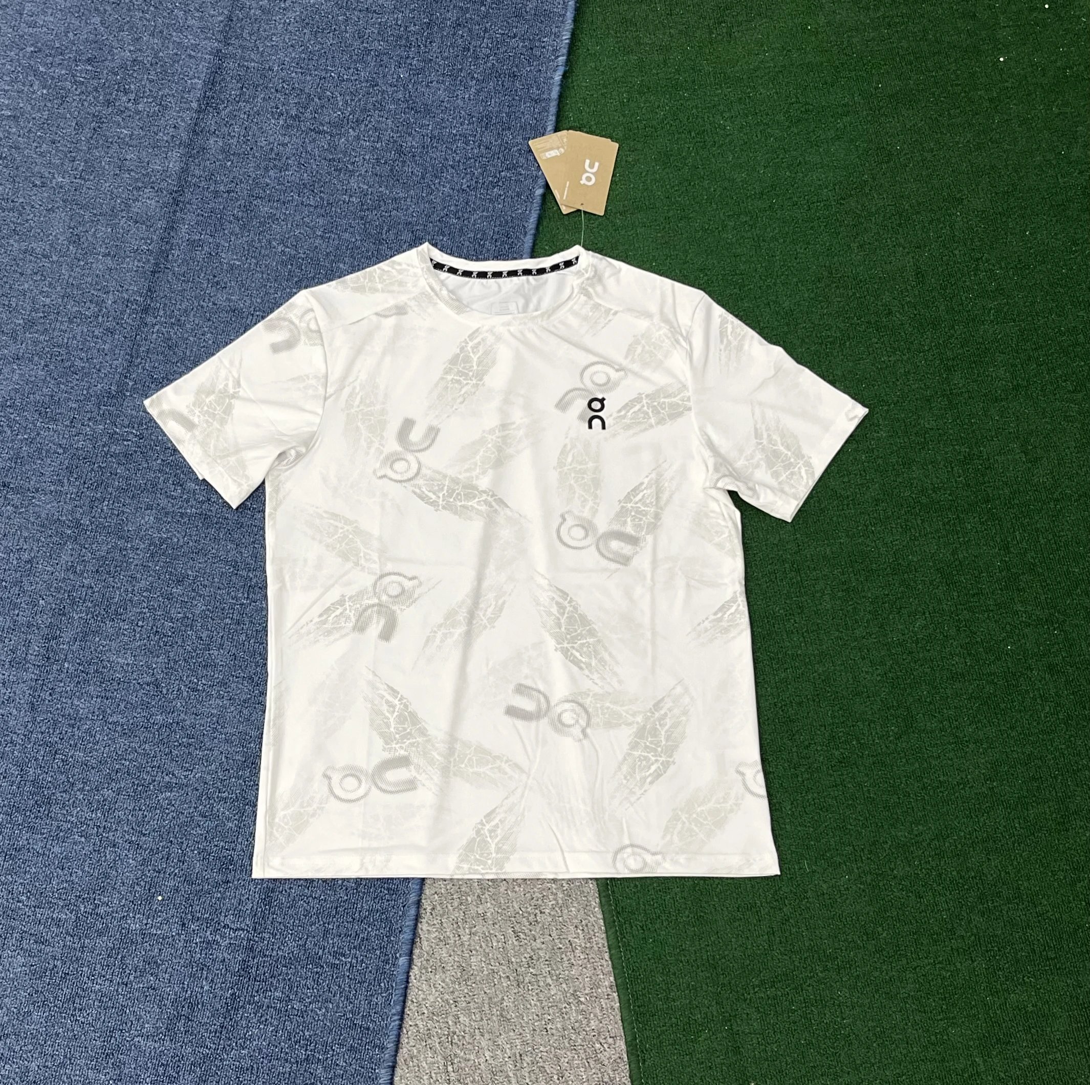 On Matching Sets All-over logo print short-sleeve T-shirt and shorts set — 1