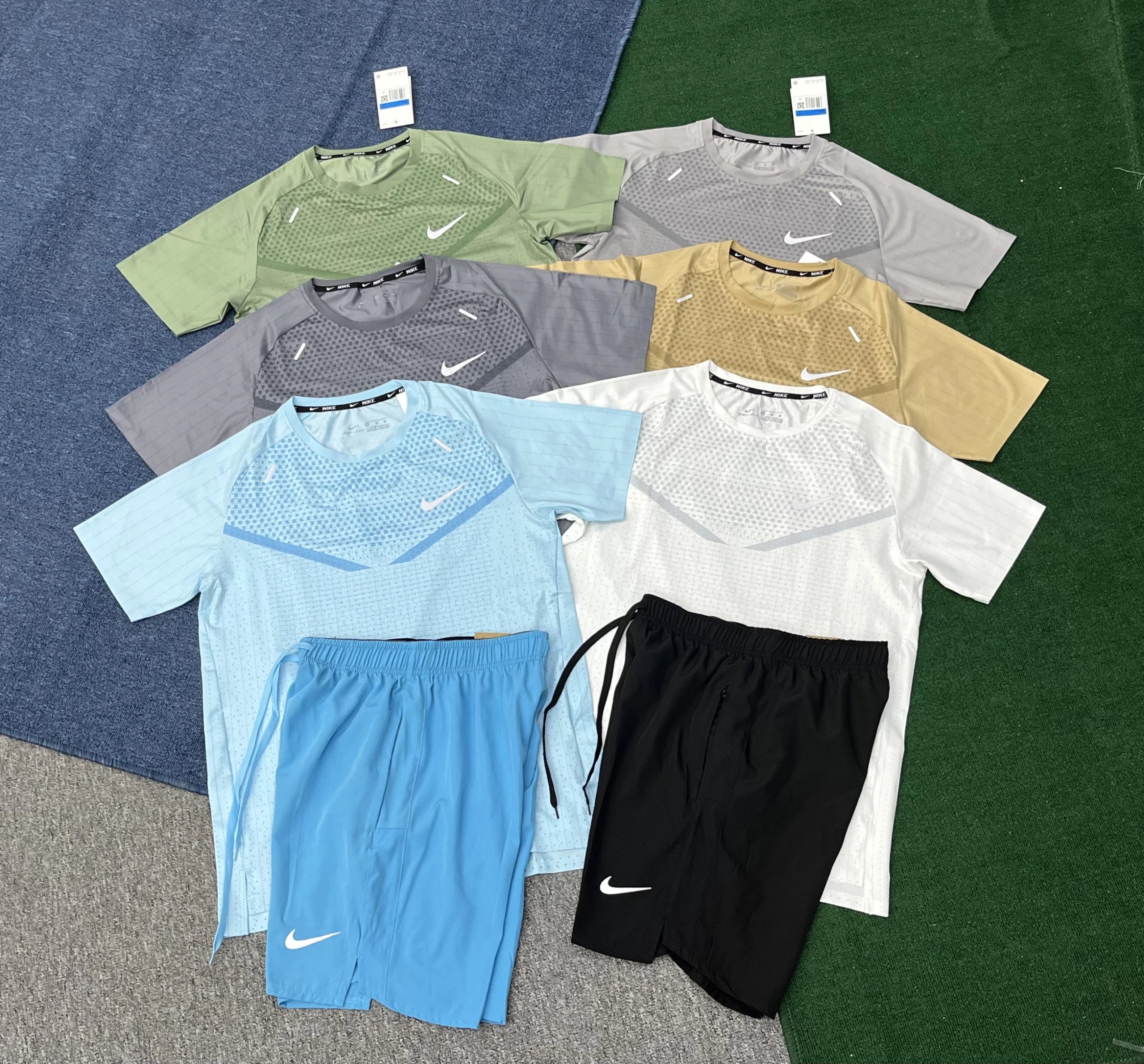 Nike Matching Sets Dri-FIT Short-Sleeve Top and Shorts Set image 2