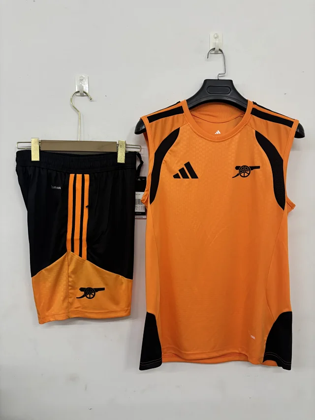 adidas Matching Sets Football training vest and shorts set product detail image 9