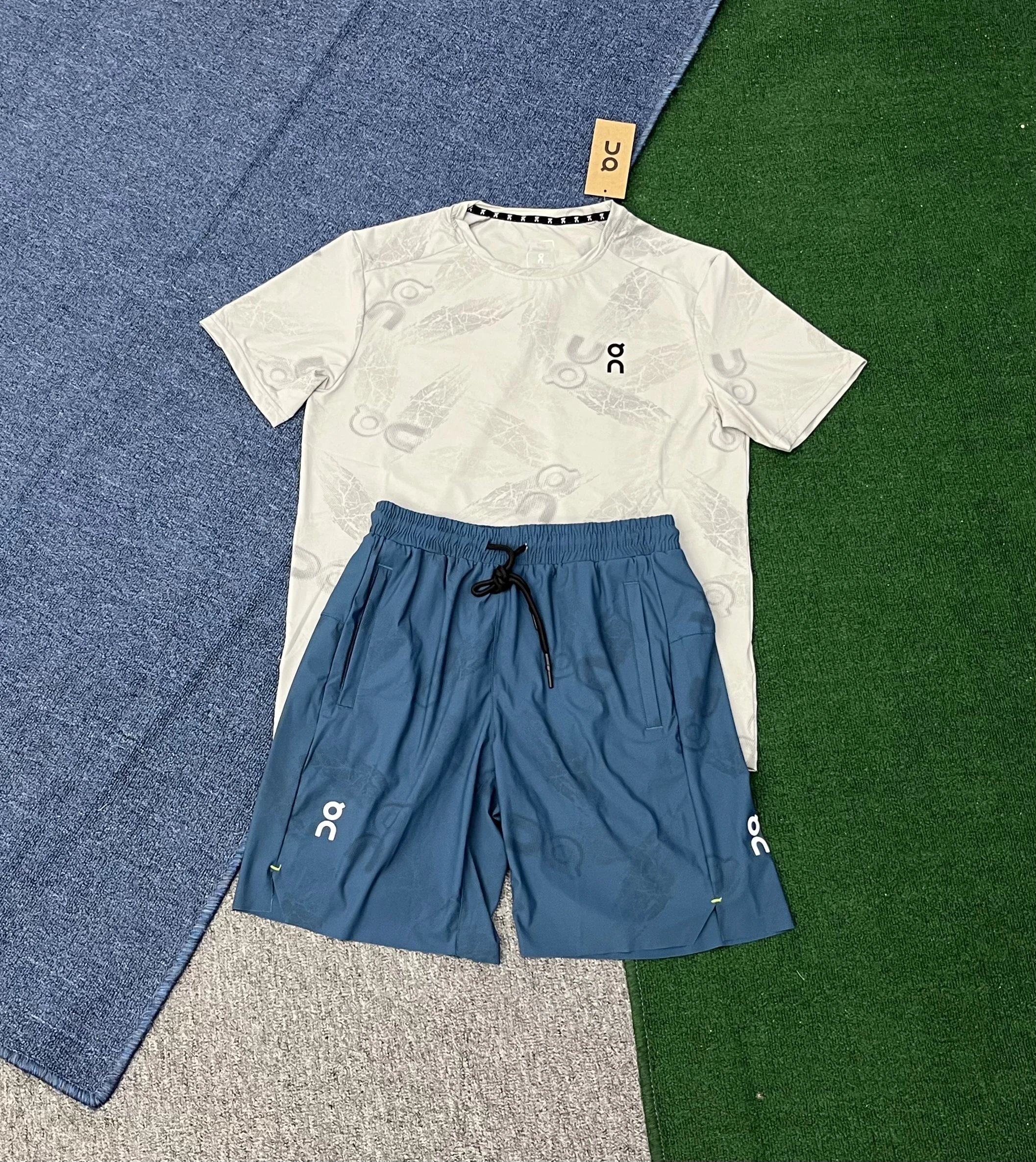 On Matching Sets All-over logo print short-sleeve T-shirt and shorts set — 15