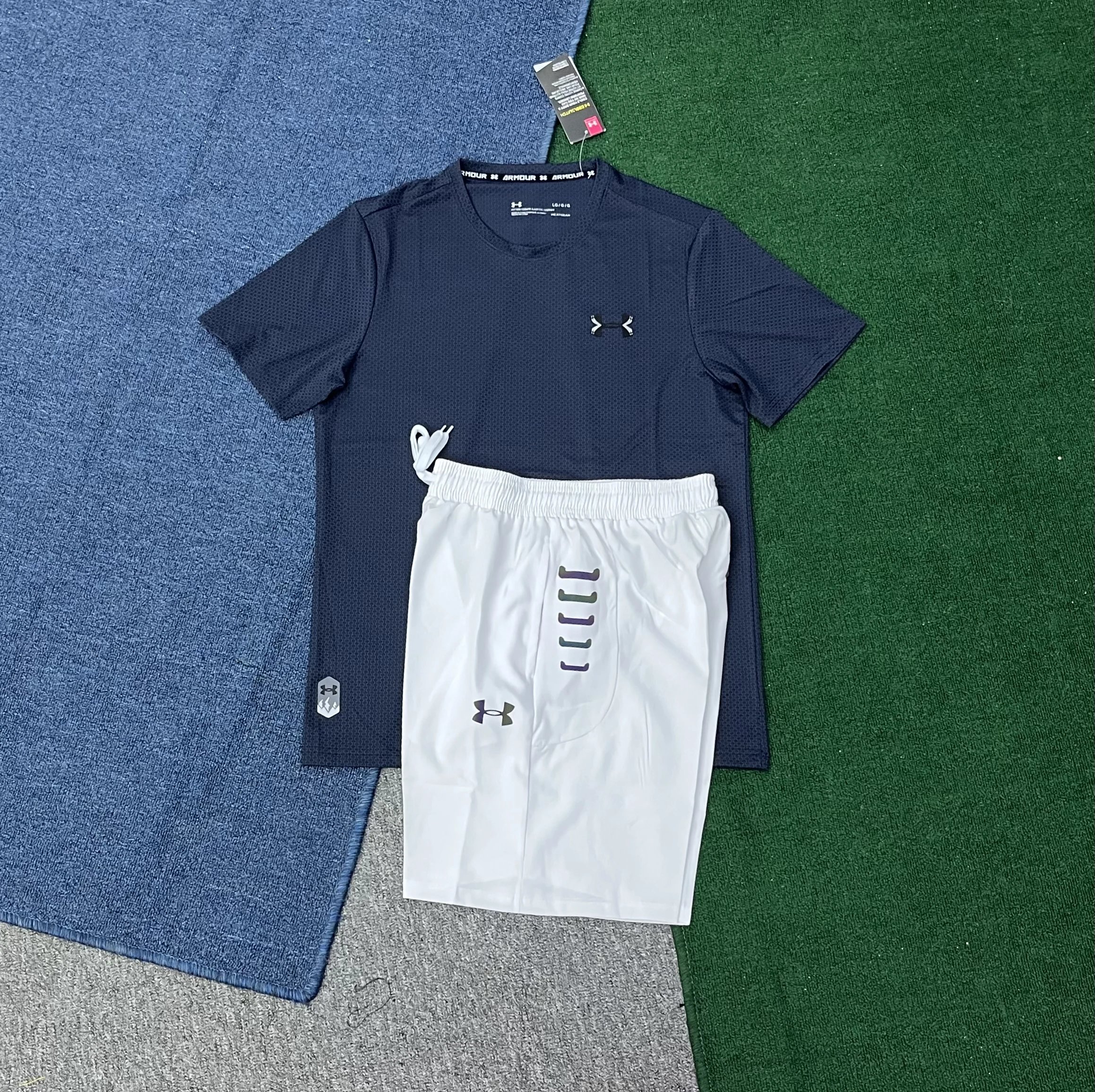 Under Armour Tracksuits Short-sleeve T-shirt and jogger pants set image 11