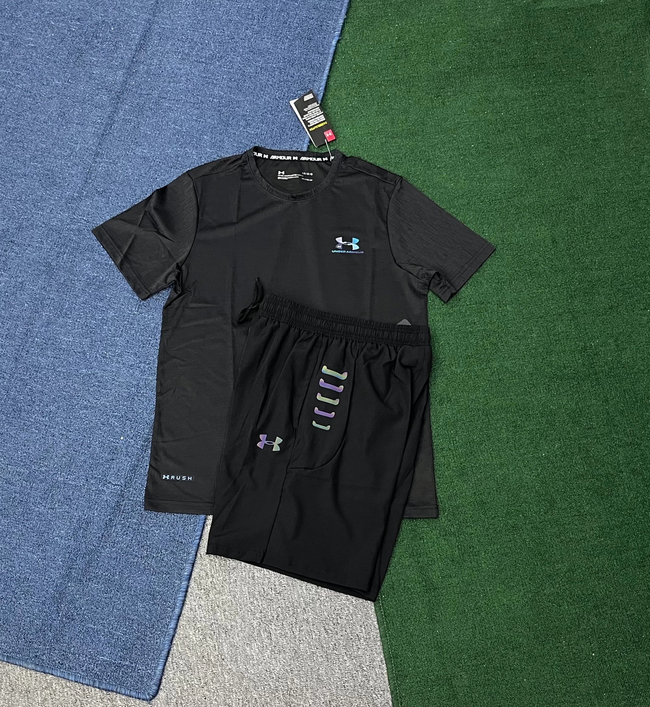 Under Armour Tracksuits Short-sleeve T-shirt and jogger pants set image 13