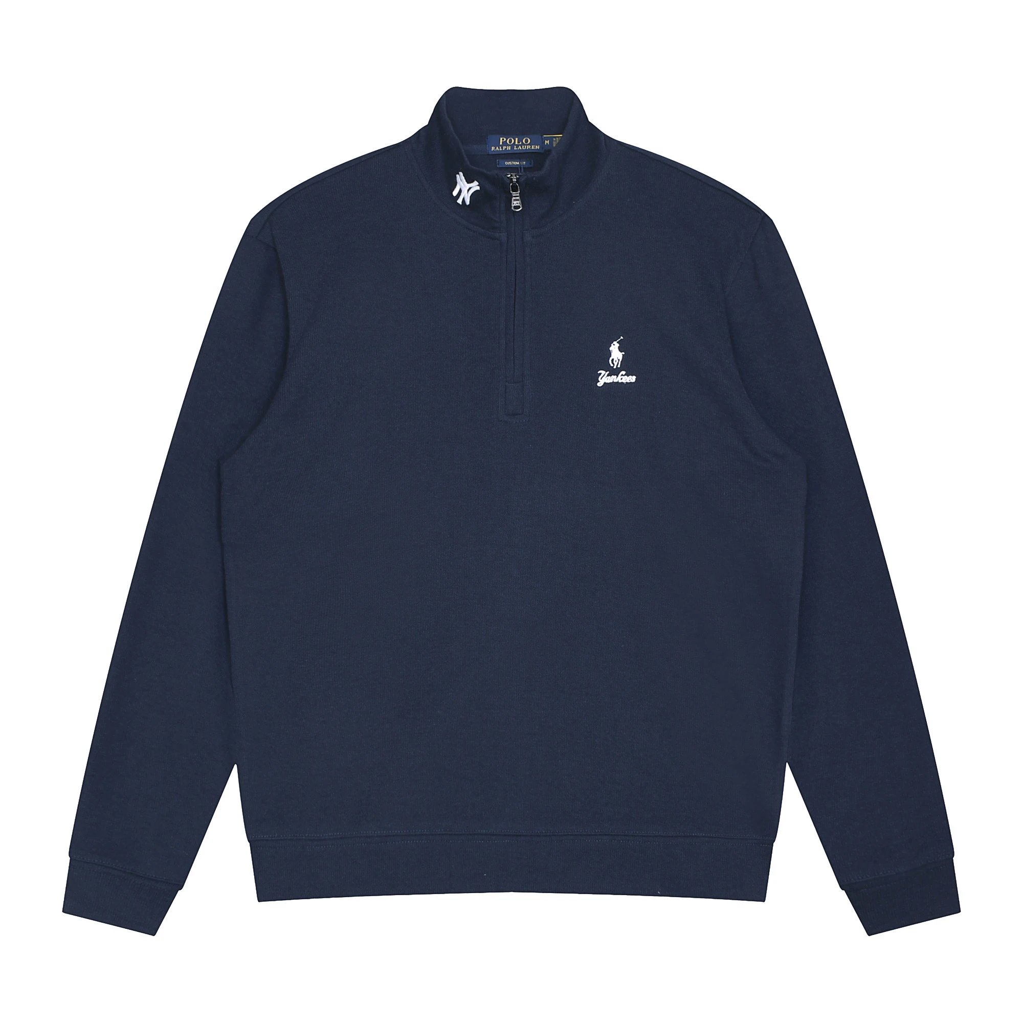 Polo Ralph Lauren Hoodies & Sweatshirts Quarter-Zip Sweatshirt — 615 Blue white label