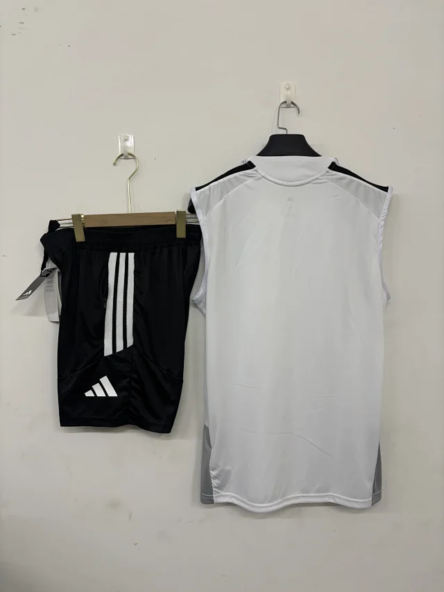 adidas Matching Sets Football training vest and shorts set product detail image 11