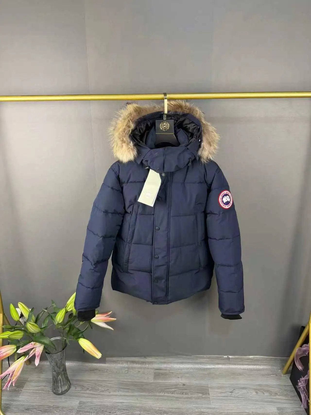 Canada Goose Down Jackets Quilted puffer jacket with Arctic Program sleeve patch — 15