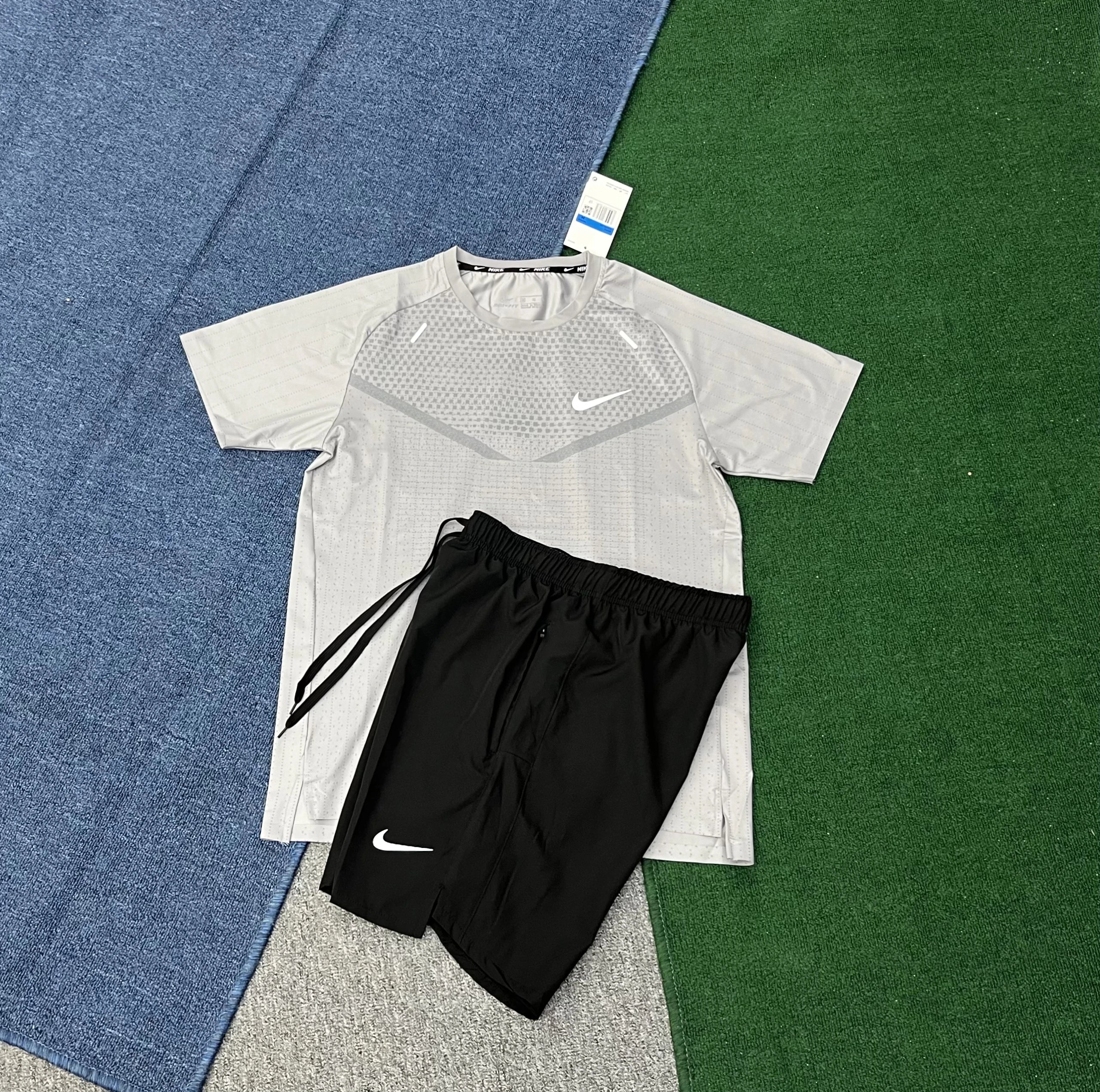 Nike Matching Sets Dri-FIT Short-Sleeve Top and Shorts Set — 11