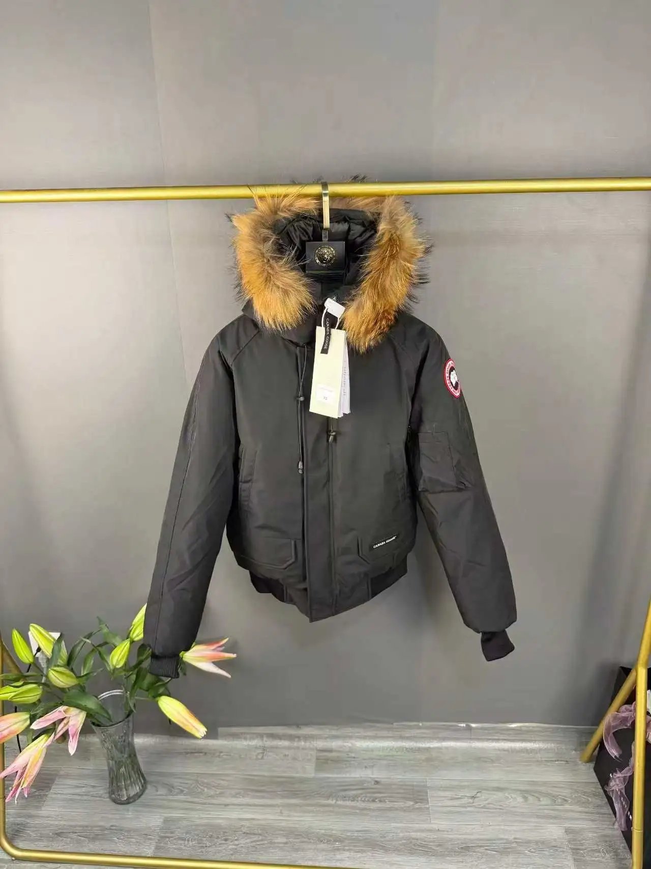 Canada Goose Down Jackets Quilted puffer jacket with Arctic Program sleeve patch — 14