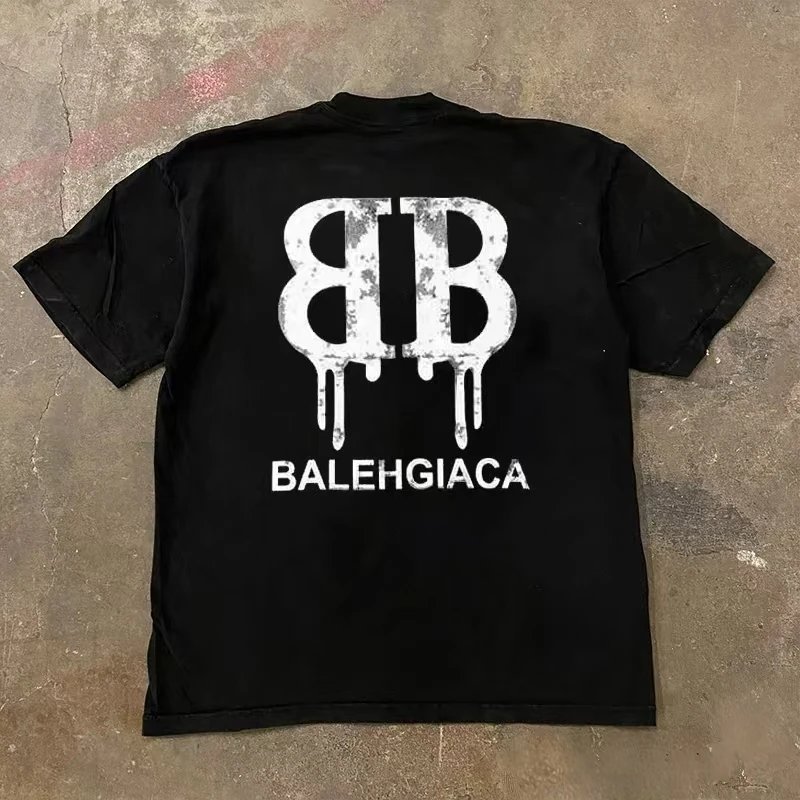Burberry T-Shirts Short Sleeve Graphic T-Shirt — 04