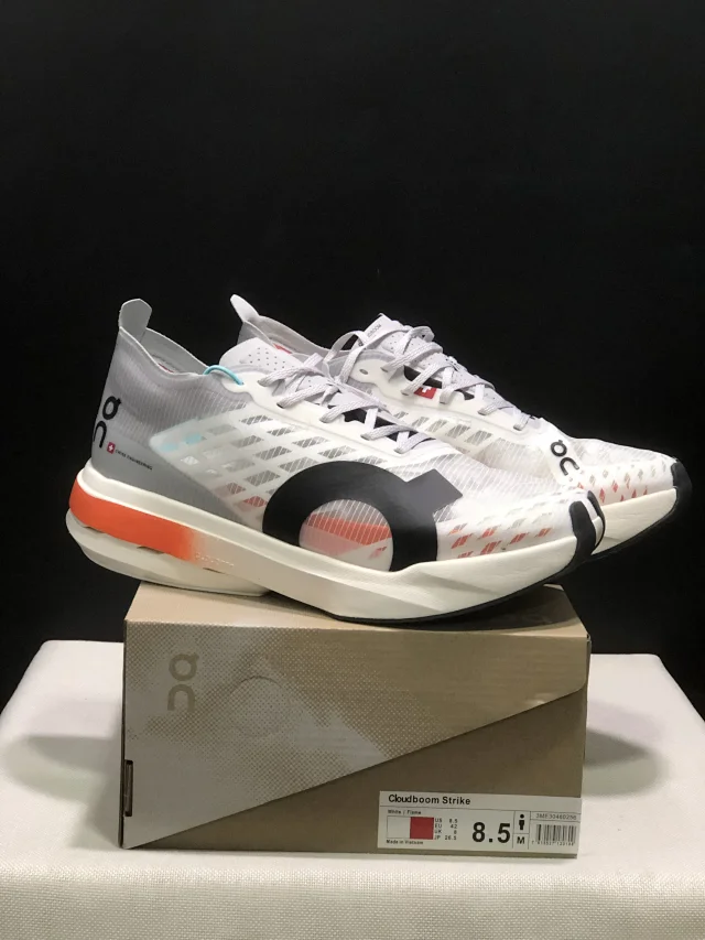On Sneakers Cloudboom Strike and mesh running shoe styles product detail image 11