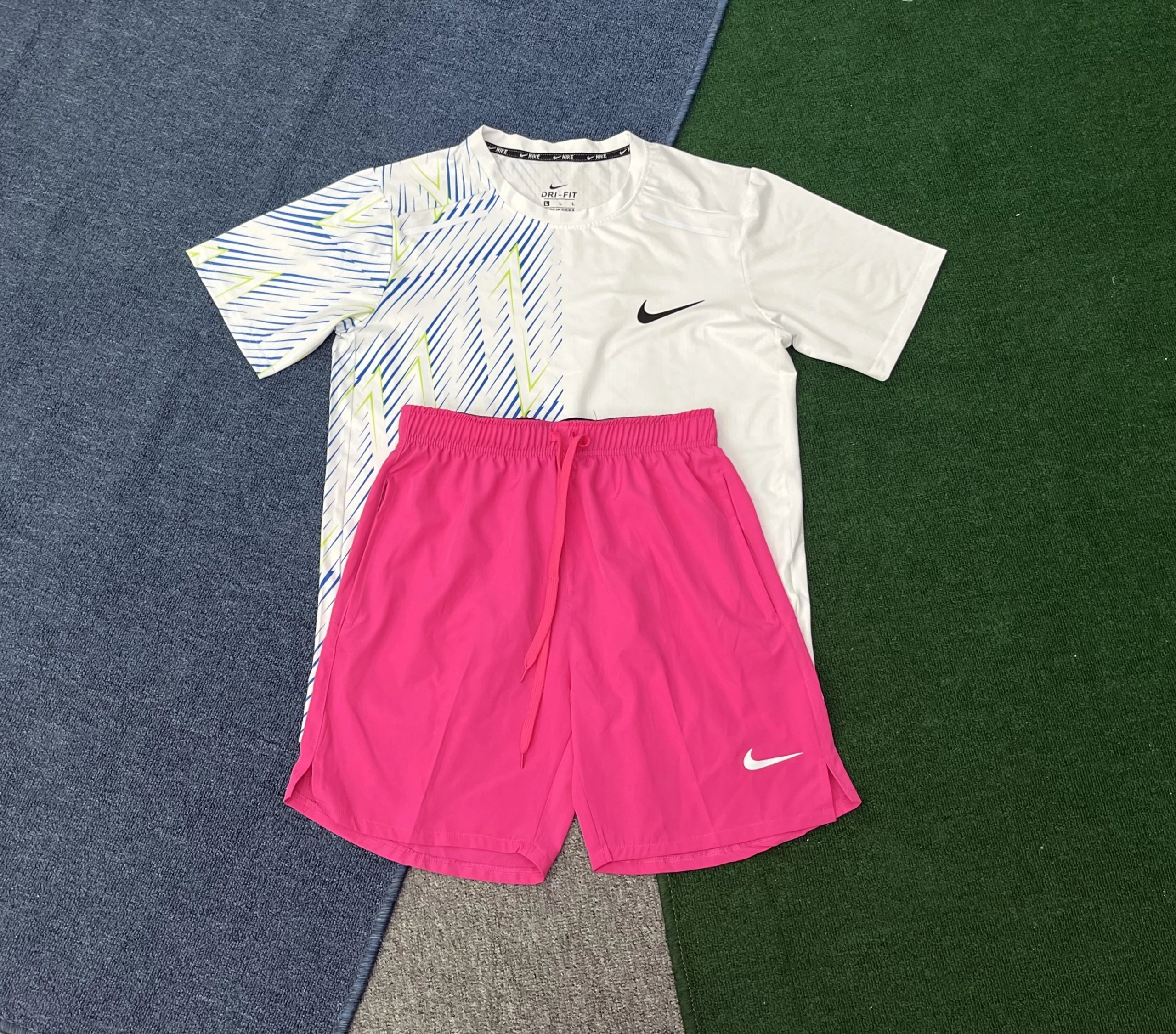 Nike Tracksuits Dri-FIT short-sleeve top and shorts set — 3