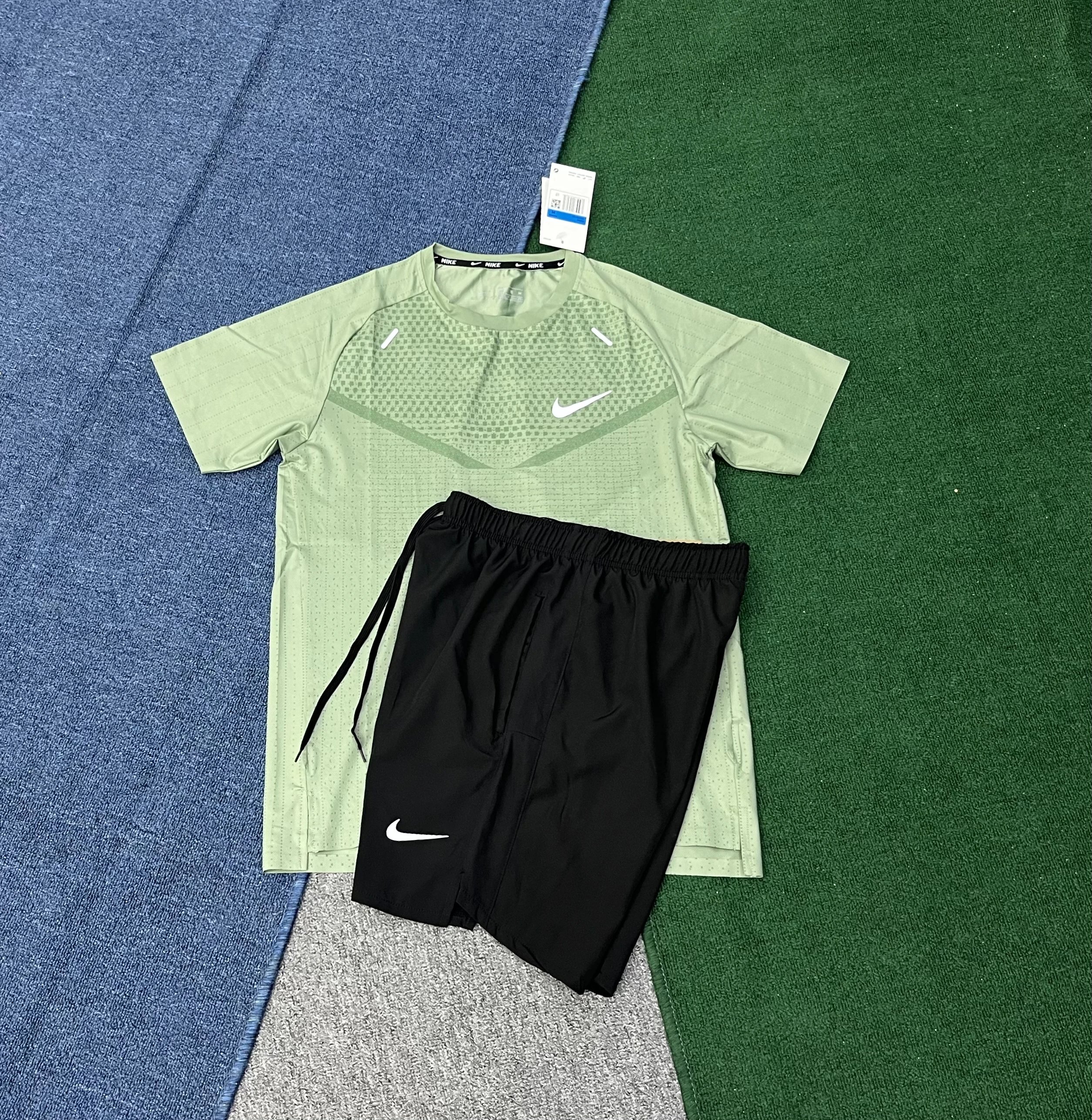 Nike Matching Sets Dri-FIT Short-Sleeve Top and Shorts Set — 3