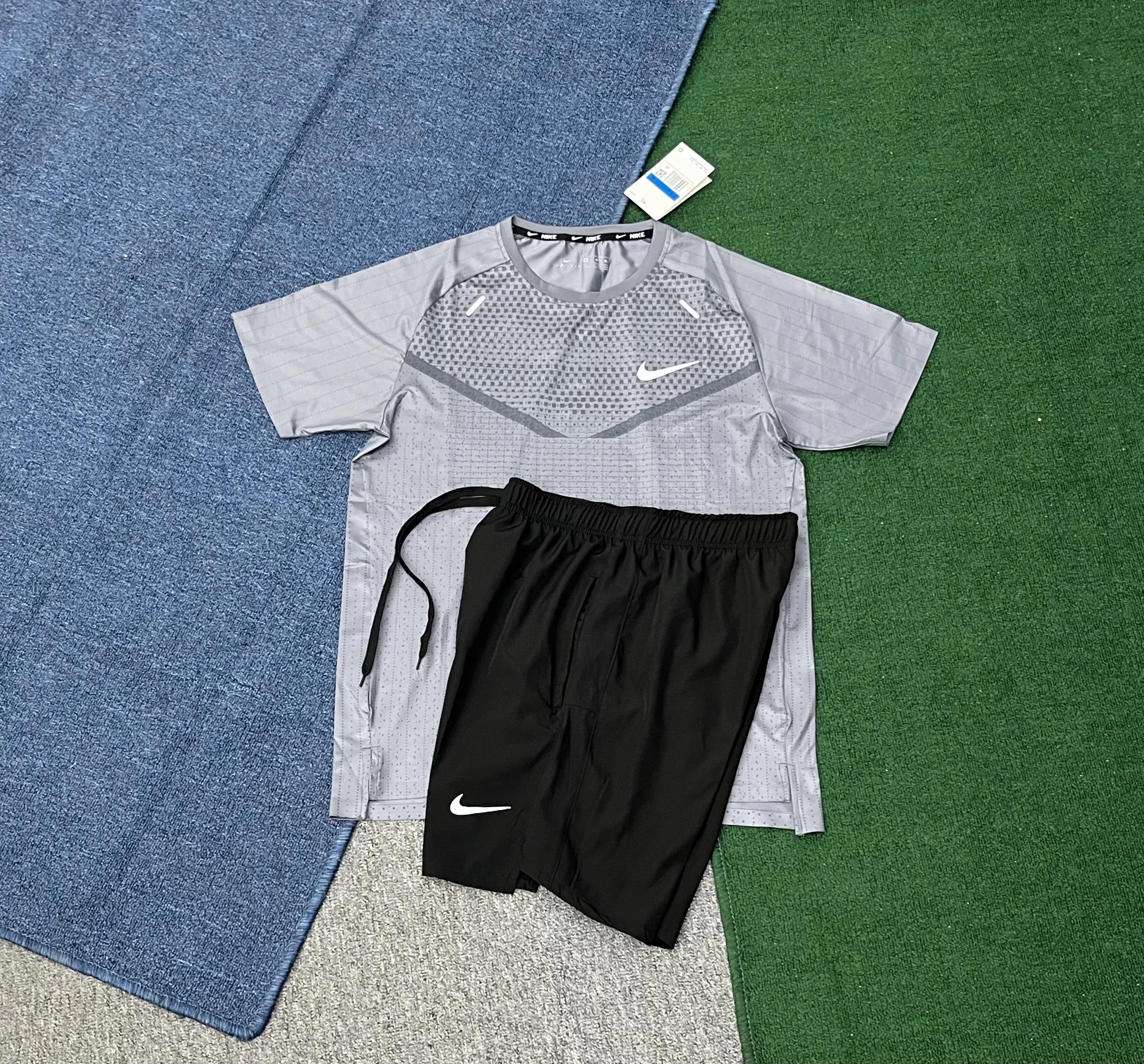 Nike Matching Sets Dri-FIT Short-Sleeve Top and Shorts Set — 2