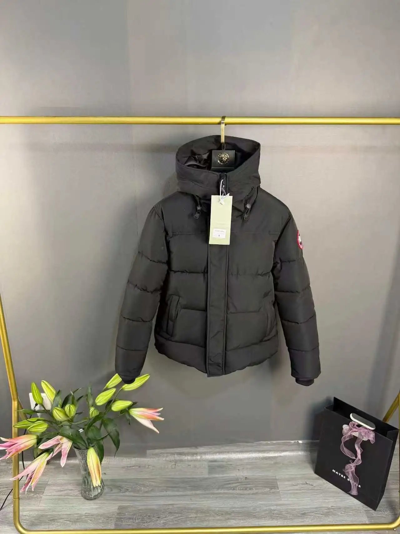 Canada Goose Down Jackets Quilted puffer jacket with Arctic Program sleeve patch — 23