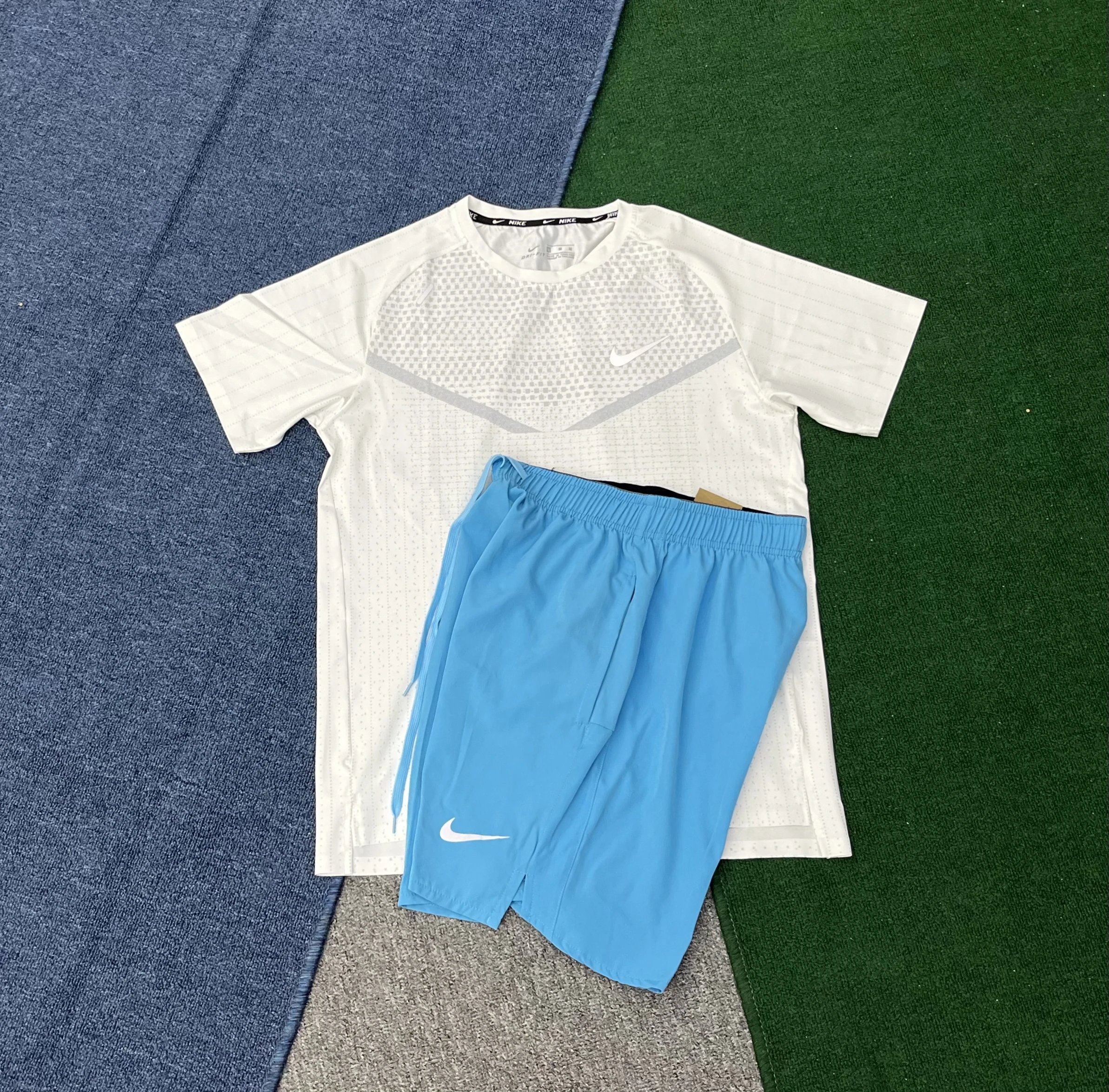Nike Matching Sets Dri-FIT Short-Sleeve Top and Shorts Set — 15