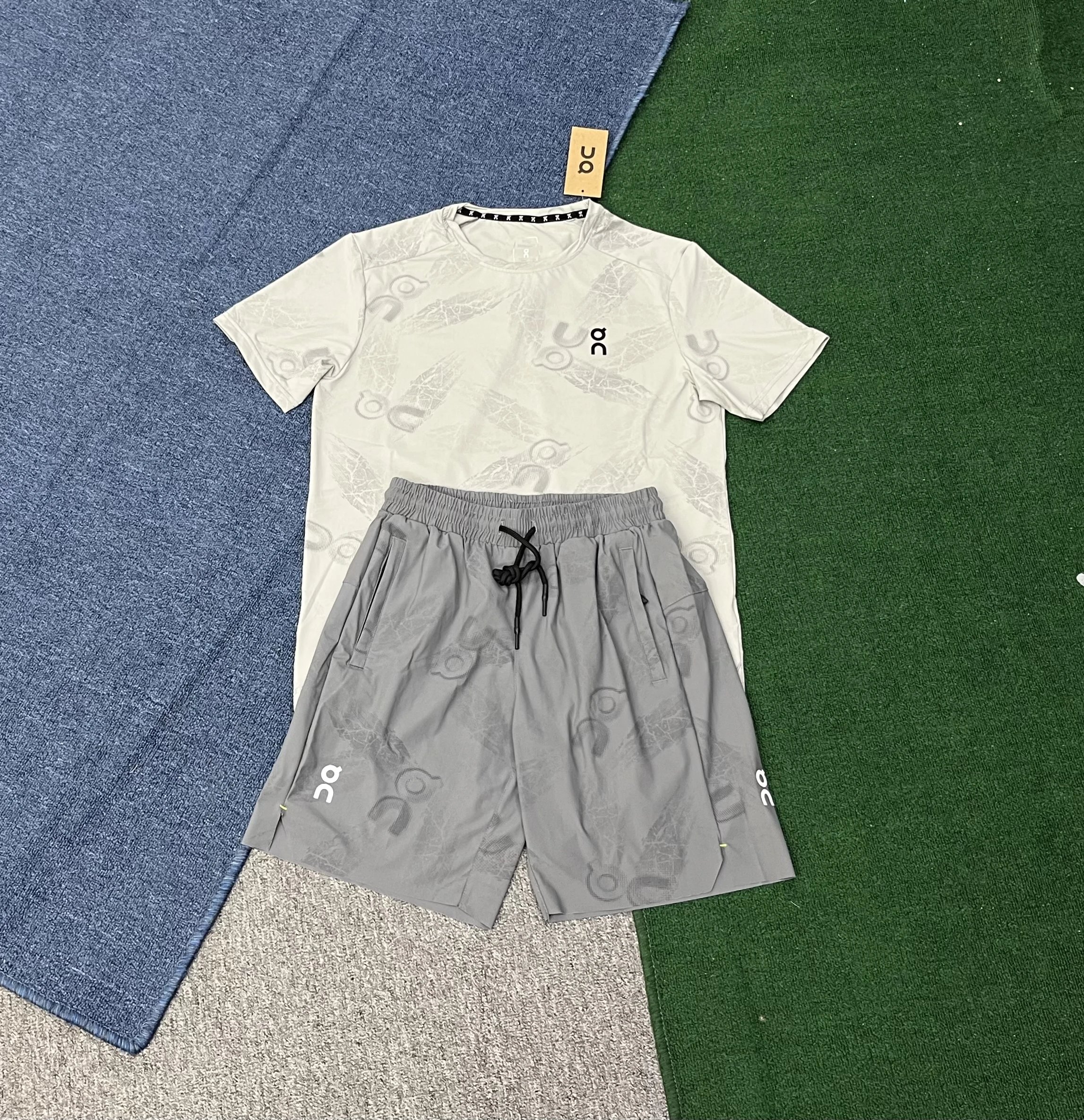 On Matching Sets All-over logo print short-sleeve T-shirt and shorts set — 8