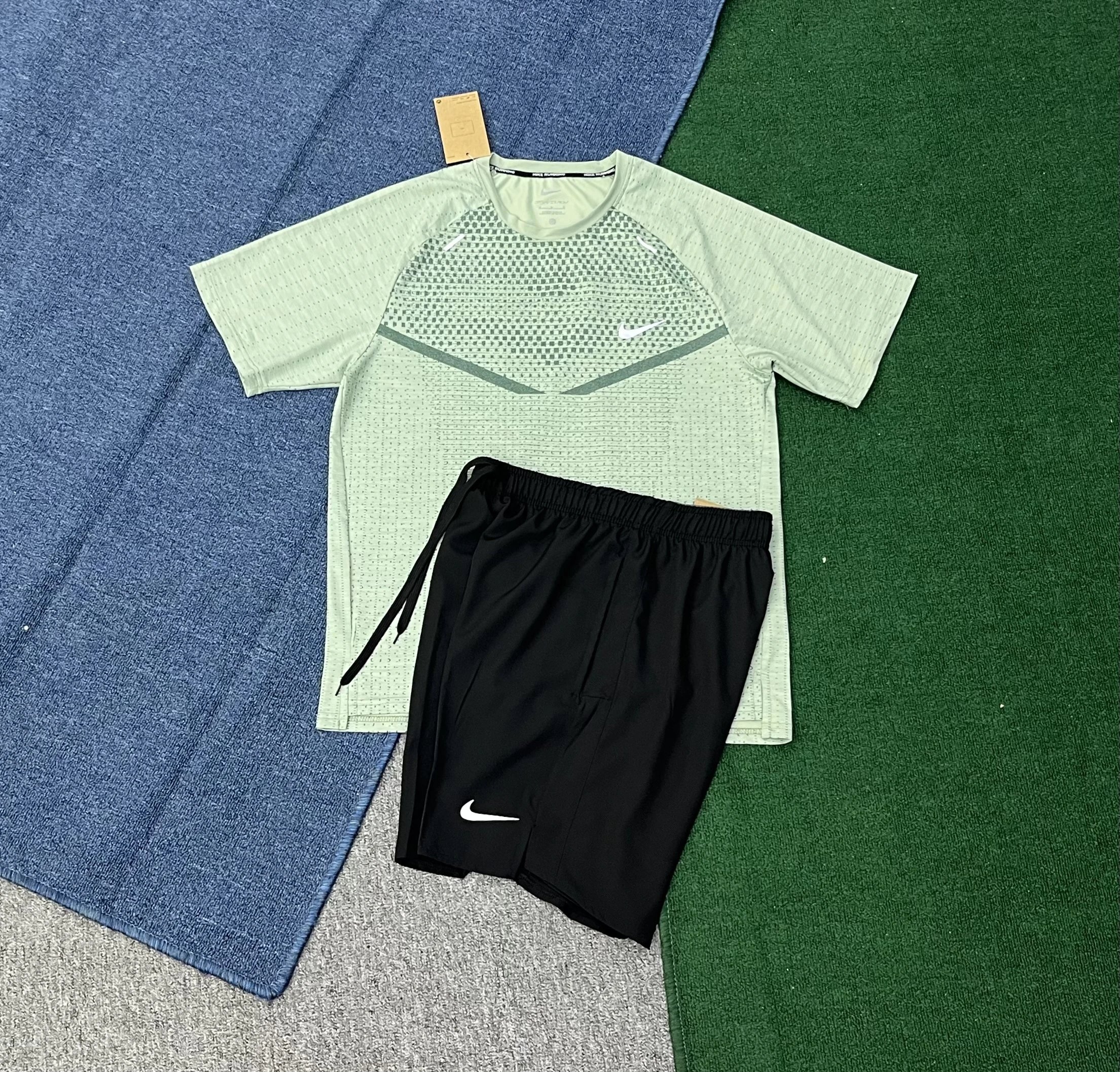 Nike Matching Sets Dri-FIT Short-Sleeve Top and Shorts Set — 5