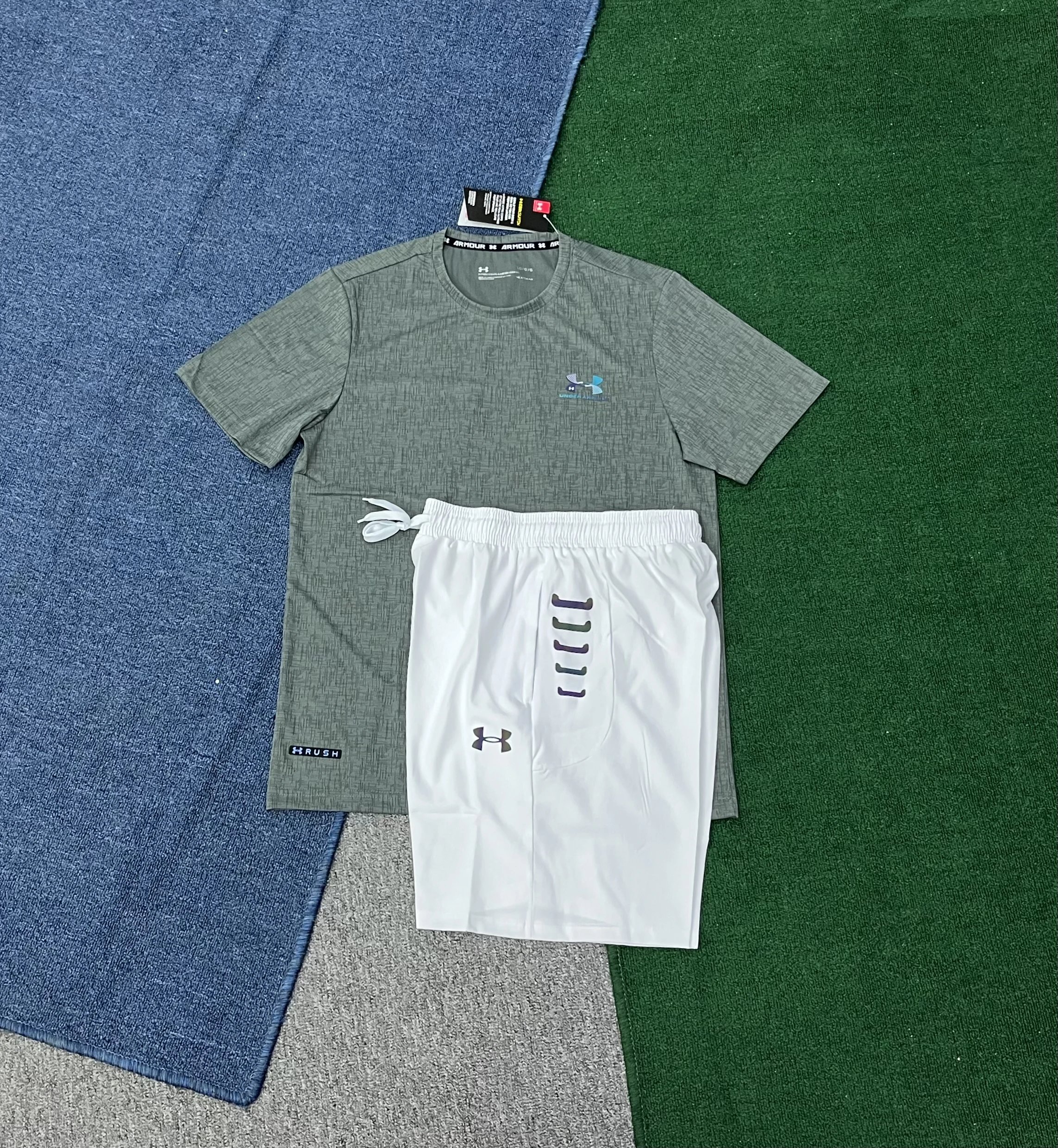 Under Armour Tracksuits Short-sleeve T-shirt and jogger pants set — 21