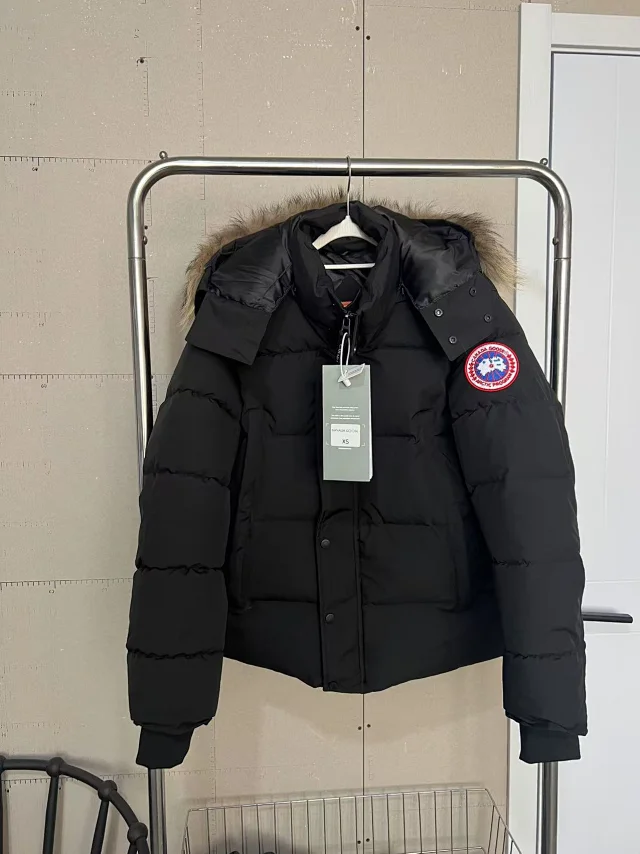 Canada Goose Down Jackets Quilted puffer jacket with Arctic Program sleeve patch product detail image 11