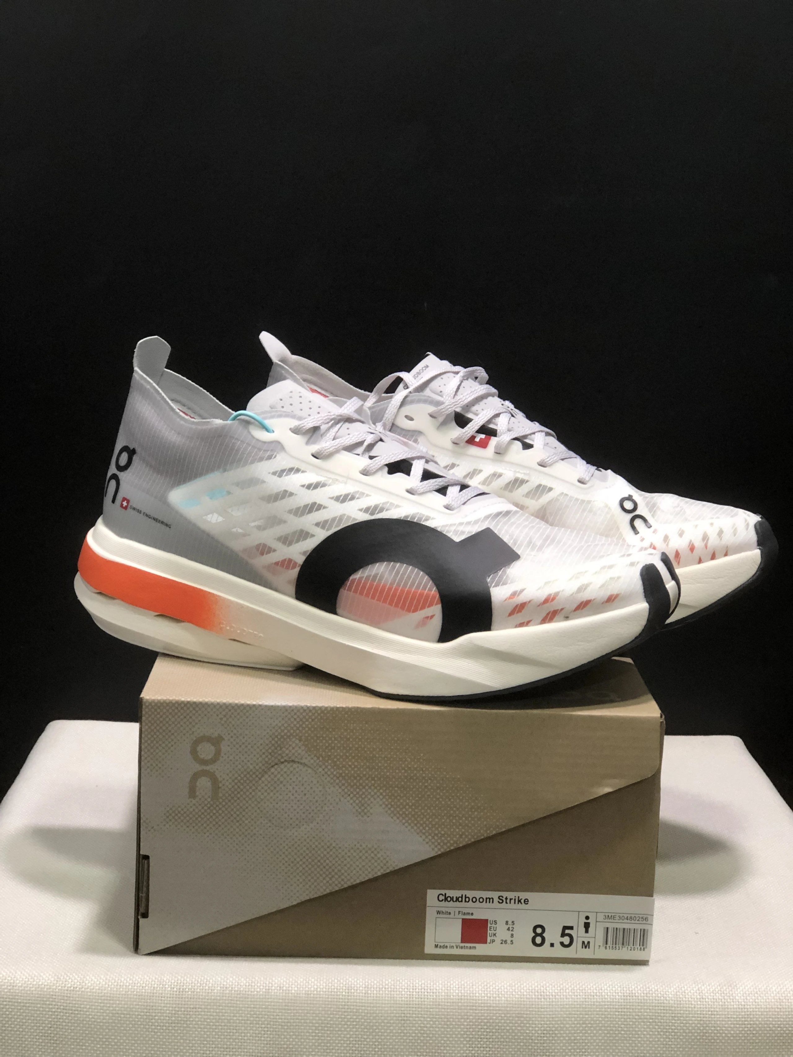 On Sneakers Cloudboom Strike and mesh running shoe styles — 11