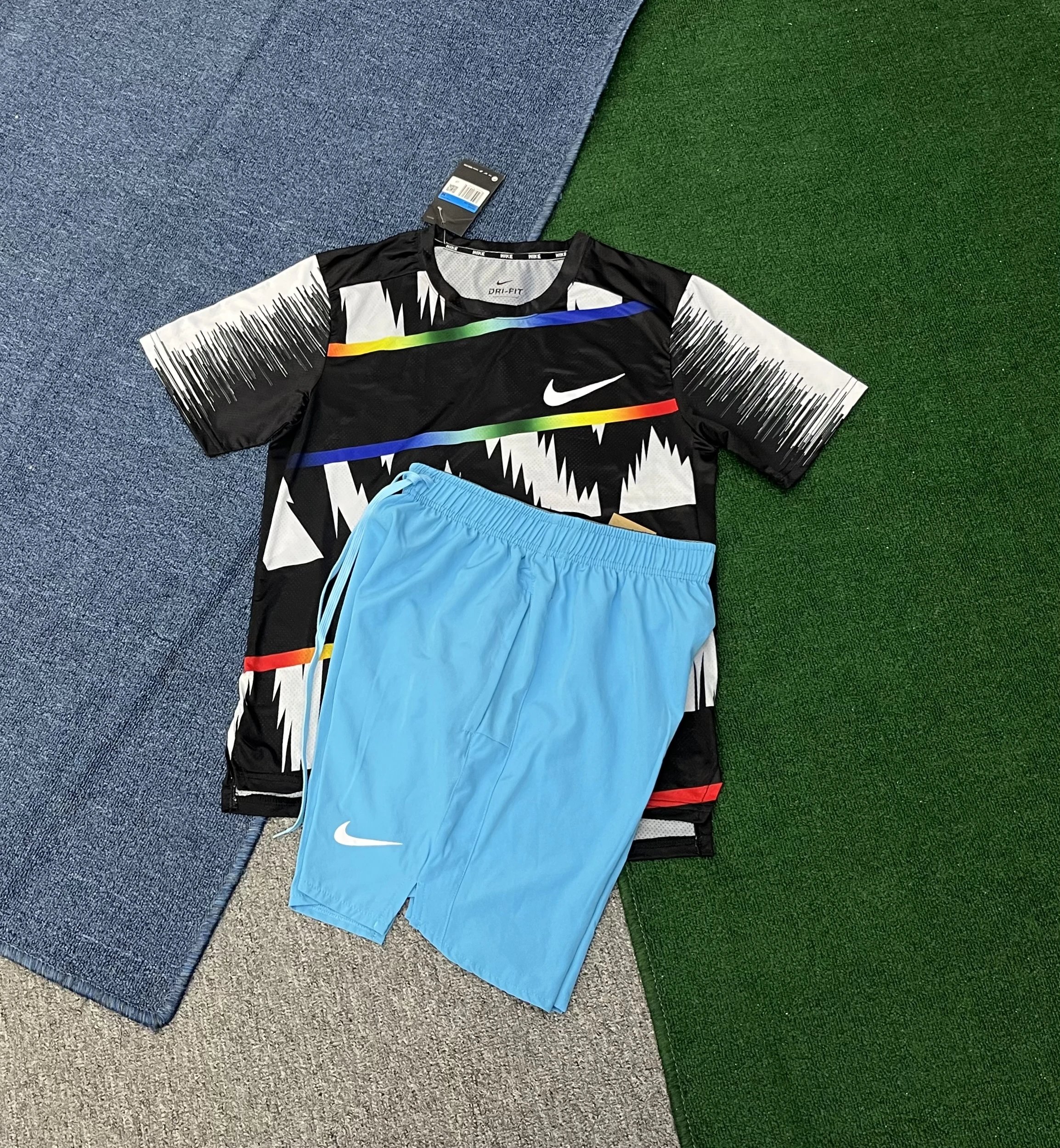 Nike Matching Sets Dri-FIT short-sleeve T-shirt and shorts set — 7