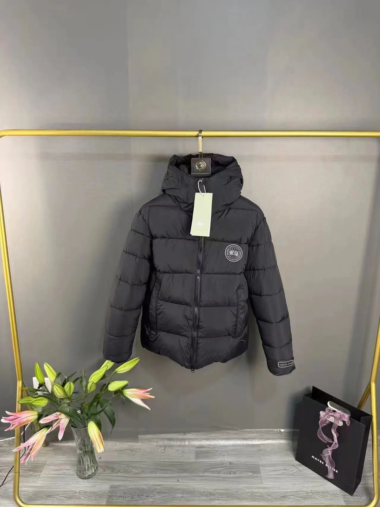 Canada Goose Down Jackets Quilted puffer jacket with Arctic Program sleeve patch — 19
