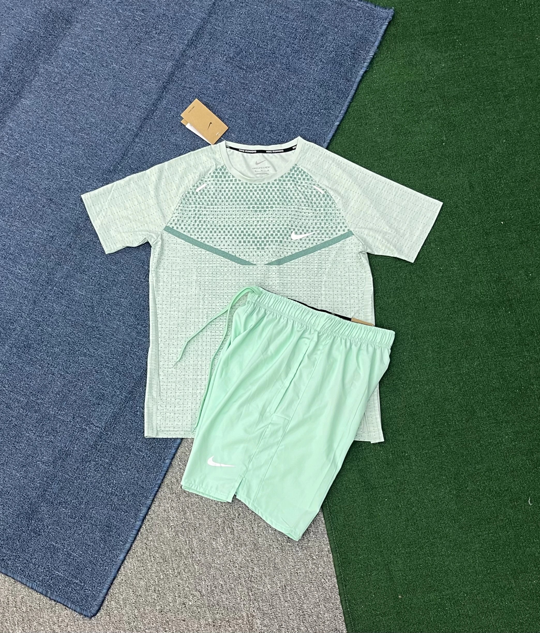 Nike Matching Sets Dri-FIT Short-Sleeve Top and Shorts Set — 13