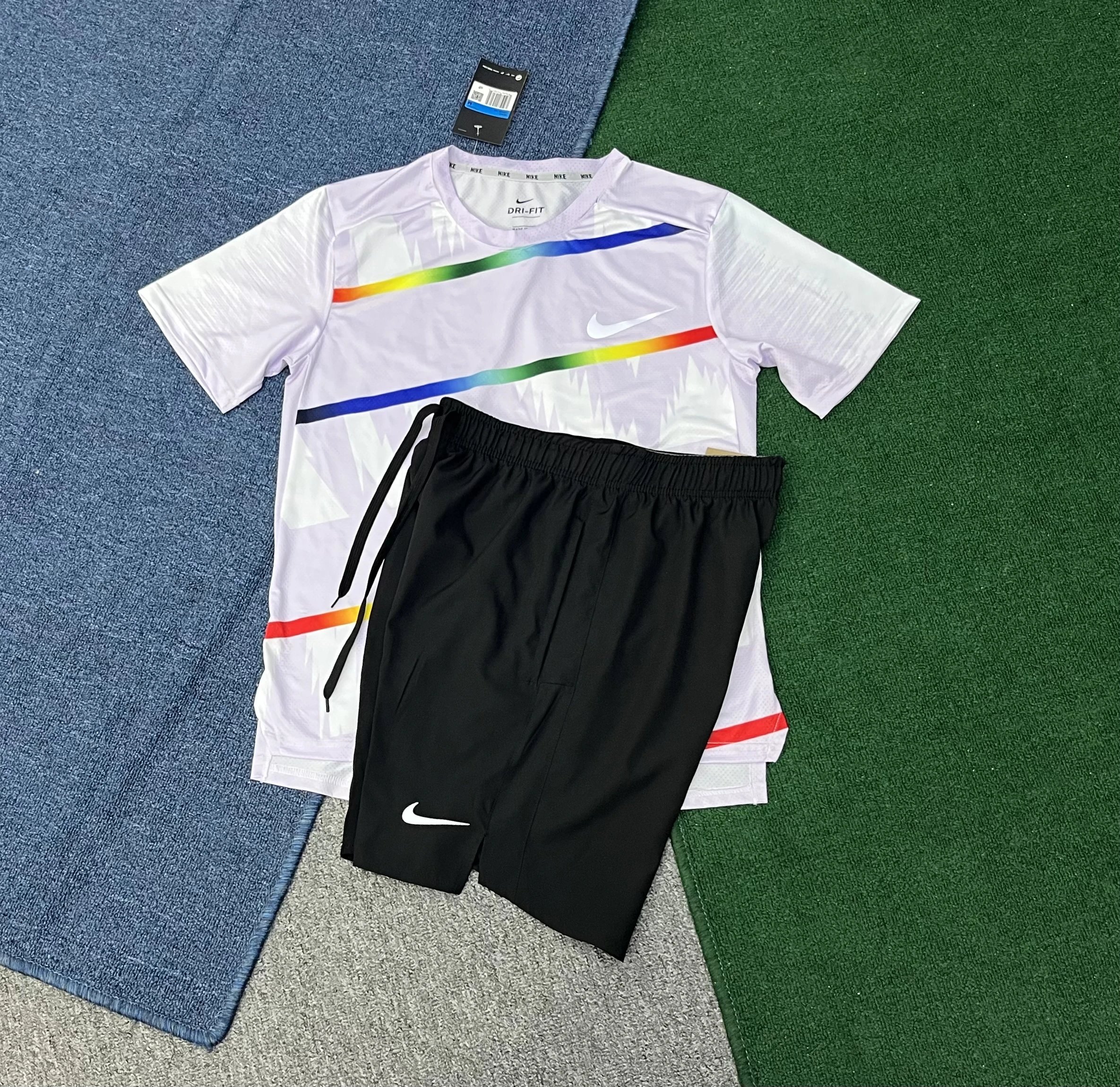 Nike Matching Sets Dri-FIT short-sleeve T-shirt and shorts set image 11
