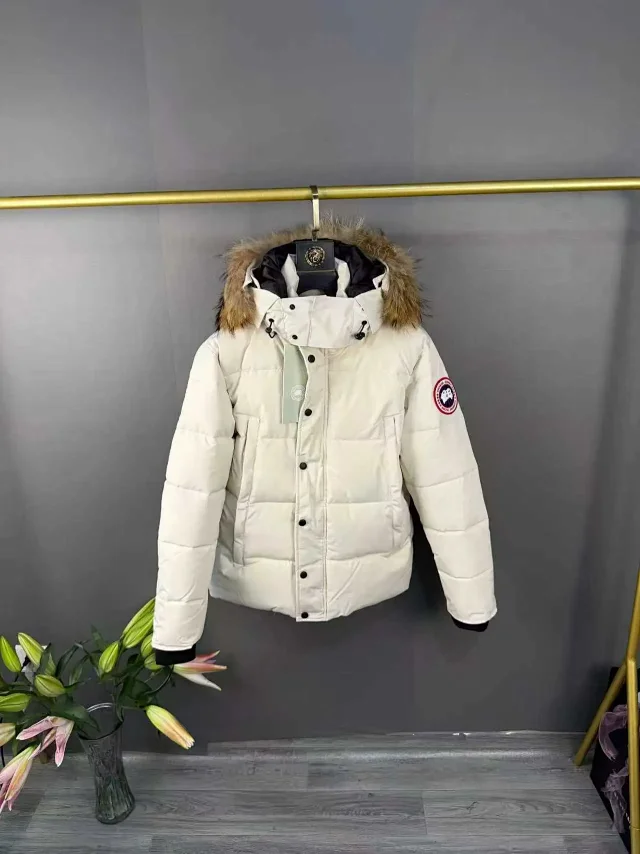 Canada Goose Down Jackets Quilted puffer jacket with Arctic Program sleeve patch product detail image 23