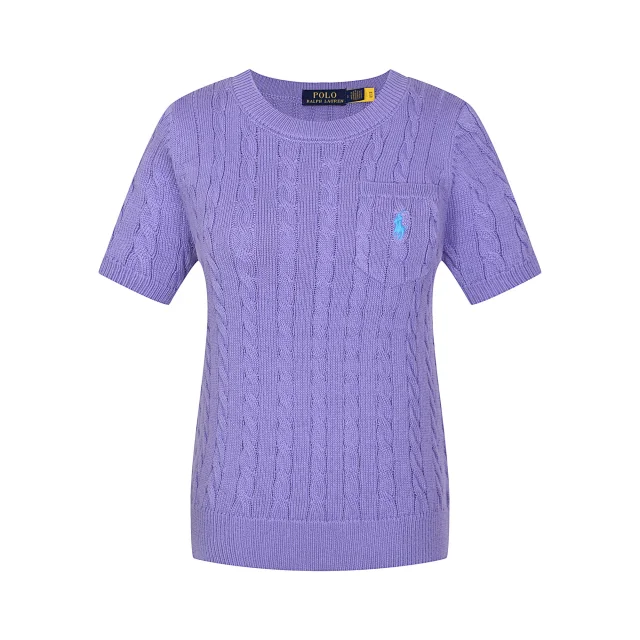 Polo Ralph Lauren Knitwear Cable-Knit Short-Sleeve Sweater product detail image 5