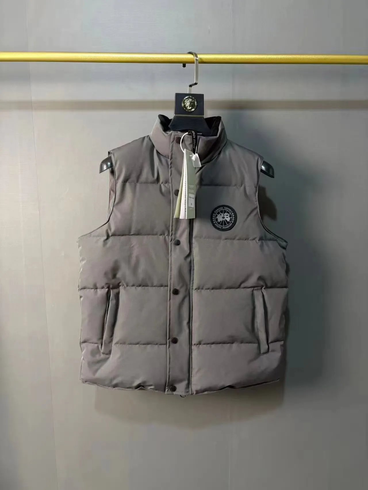 Canada Goose Vests Quilted Puffer Vest with Stand Collar — 5