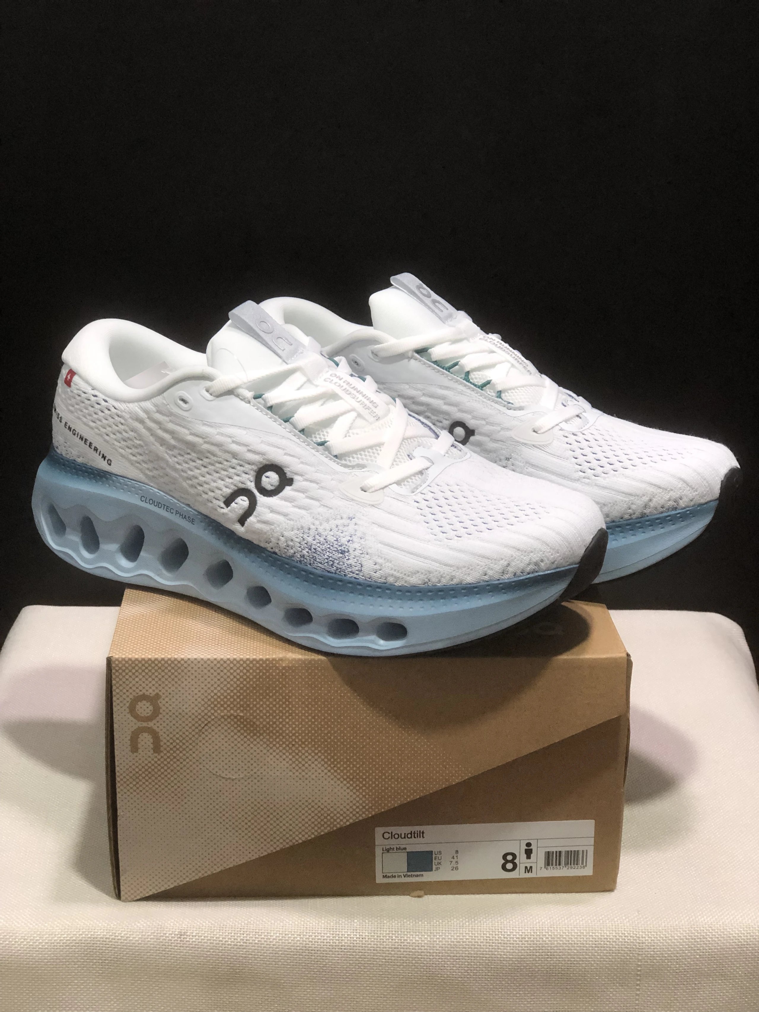 On Cloudtilt and Cloudsurfer 3 running shoes — 35