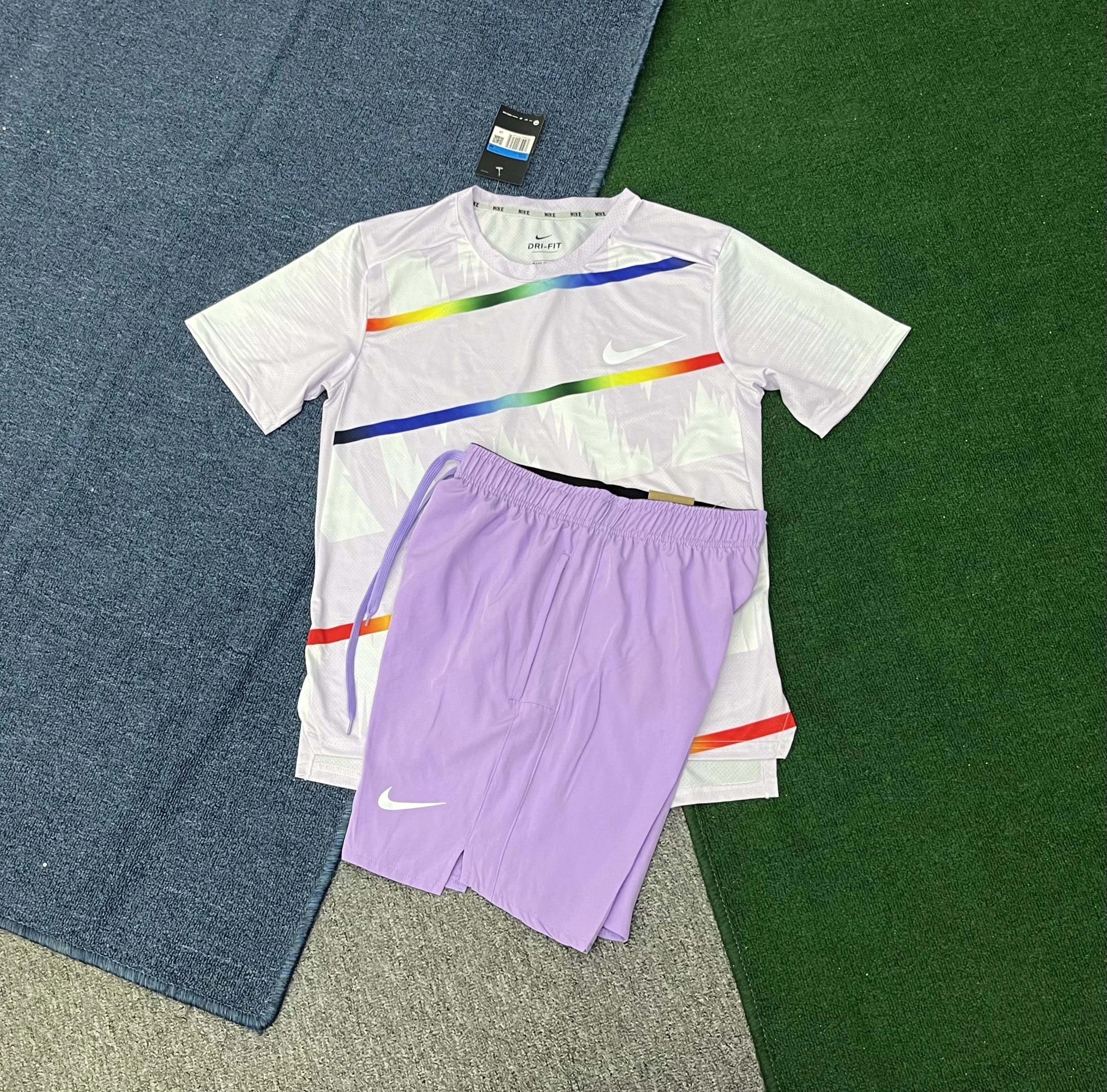 Nike Matching Sets Dri-FIT short-sleeve T-shirt and shorts set — 8