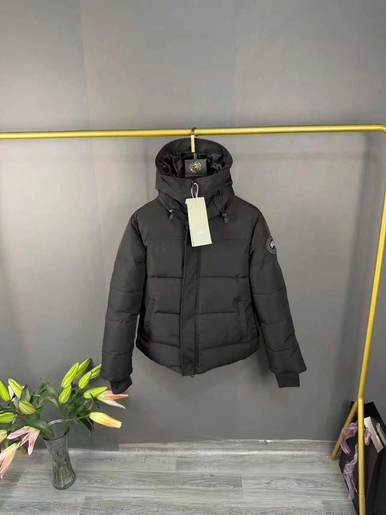 Canada Goose Down Jackets Quilted puffer jacket with Arctic Program sleeve patch — 20