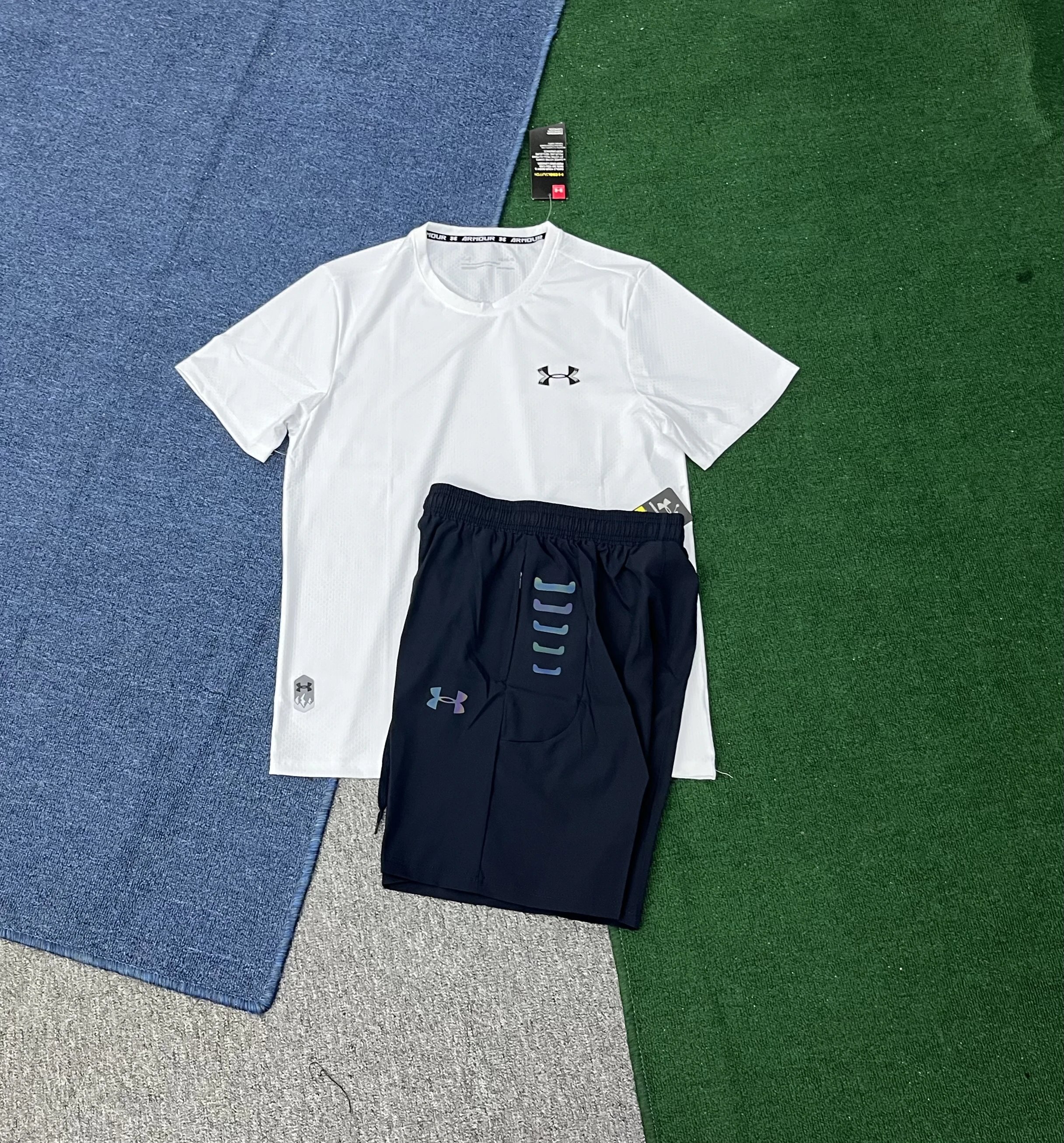 Under Armour Tracksuits Short-sleeve T-shirt and jogger pants set — 24