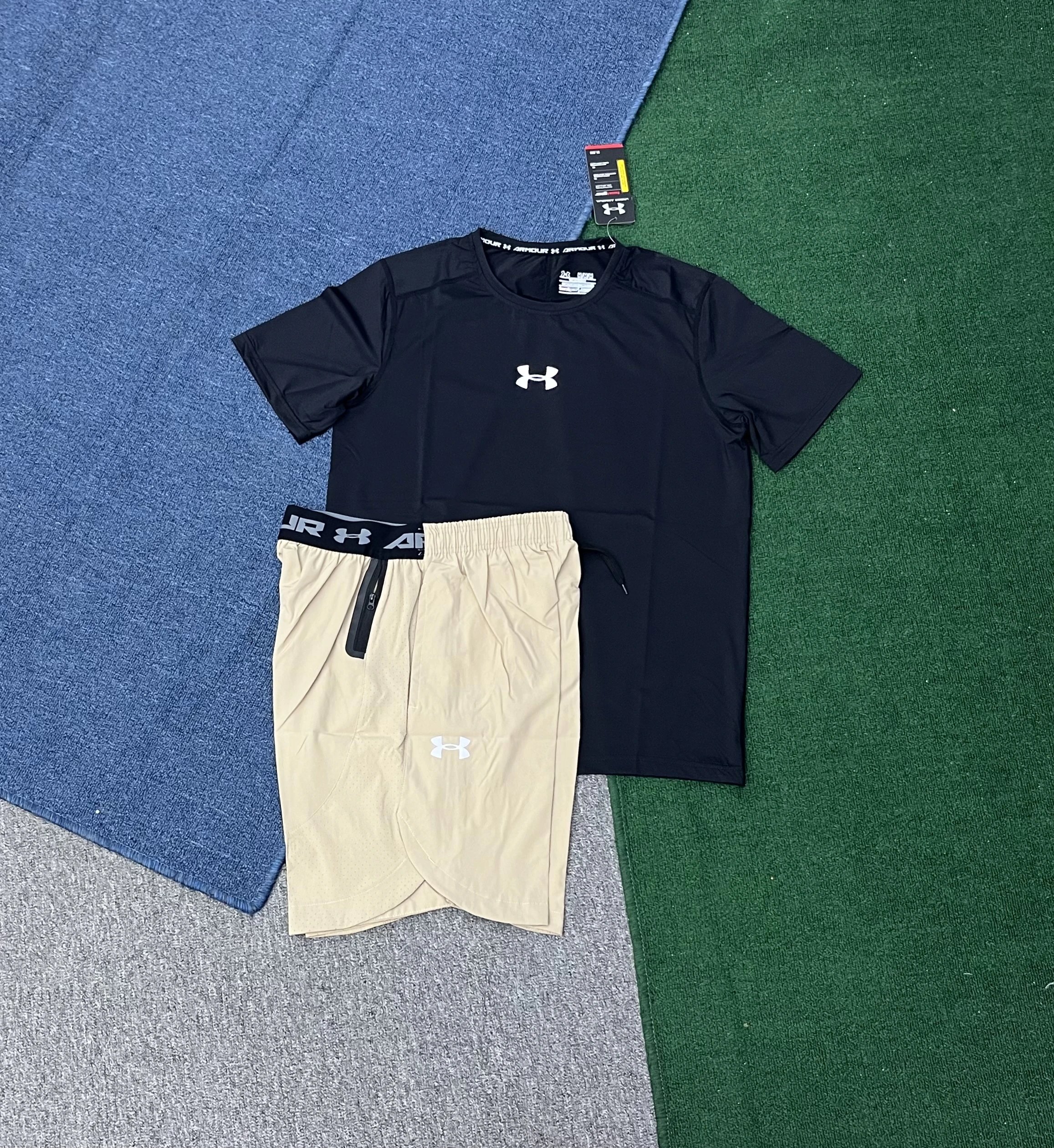 Under Armour Tracksuits Short-sleeve T-shirt and jogger pants set image 12