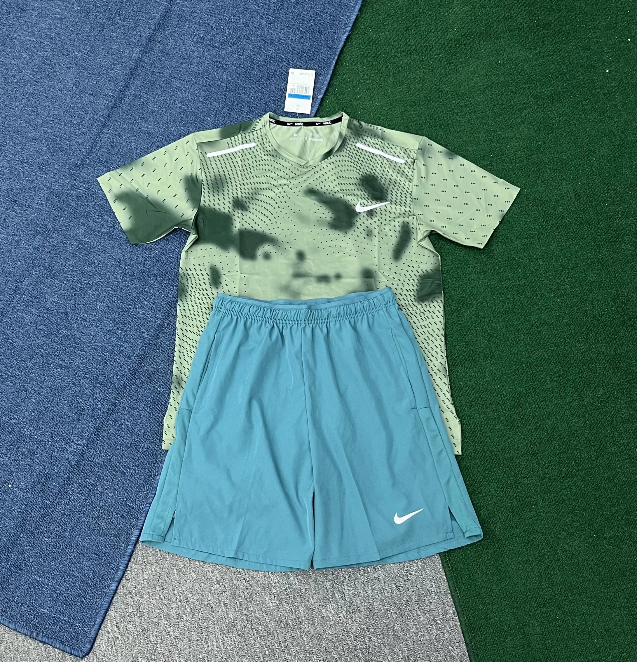 Nike Matching Sets Short-Sleeve Running Top and Shorts Set image 13