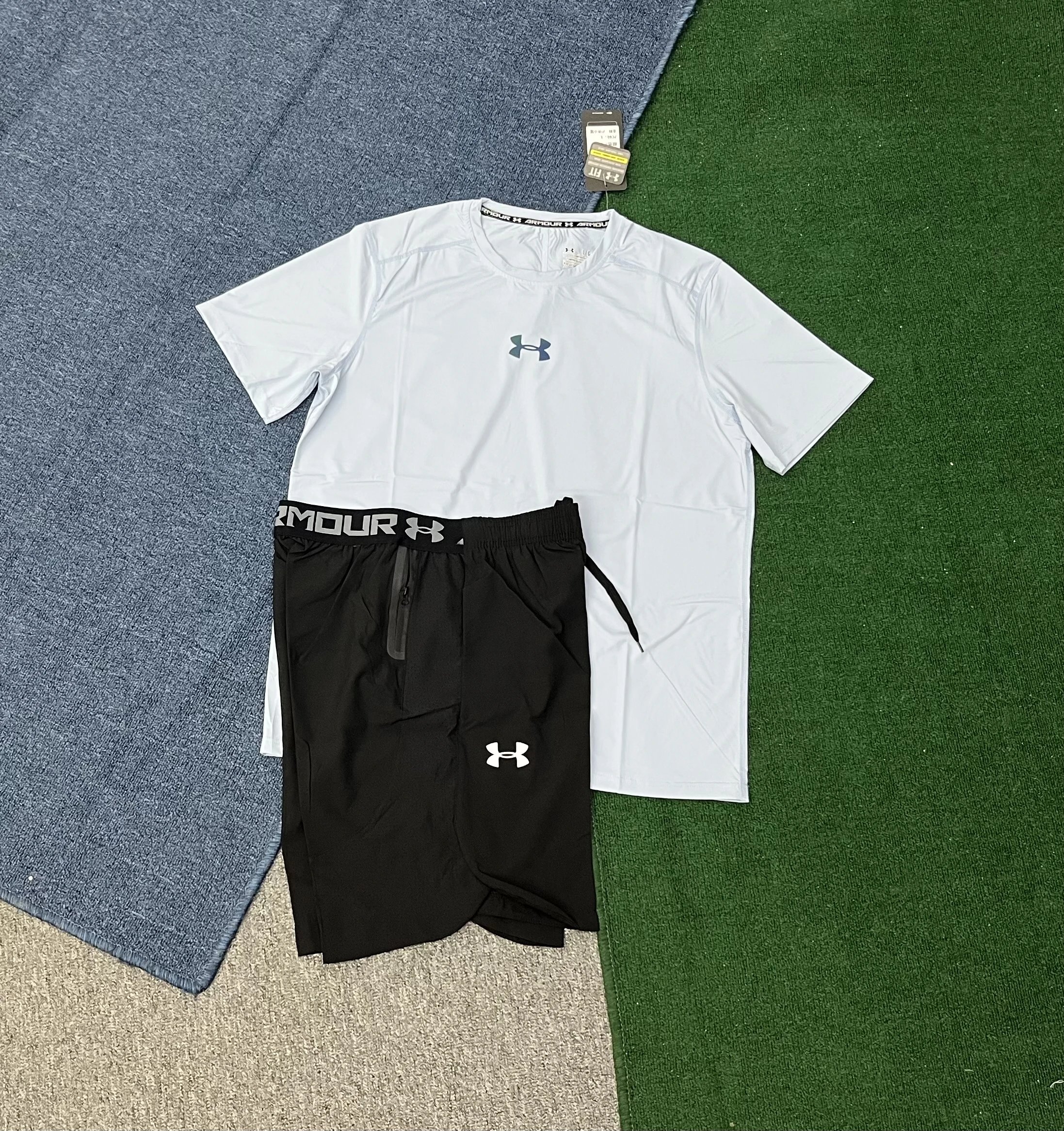 Under Armour Tracksuits Short-sleeve T-shirt and jogger pants set — 19