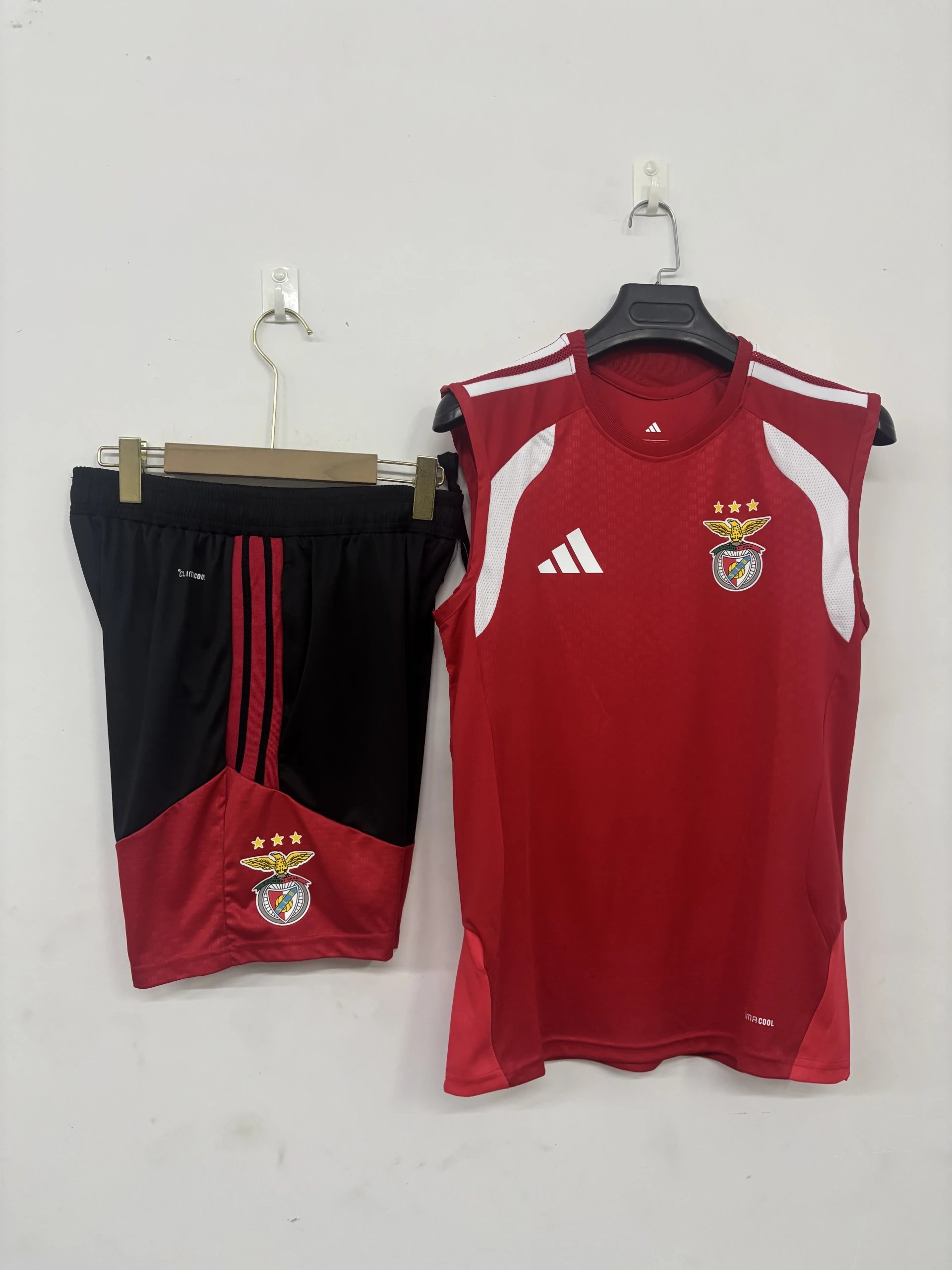 adidas Matching Sets Football training vest and shorts set image 8