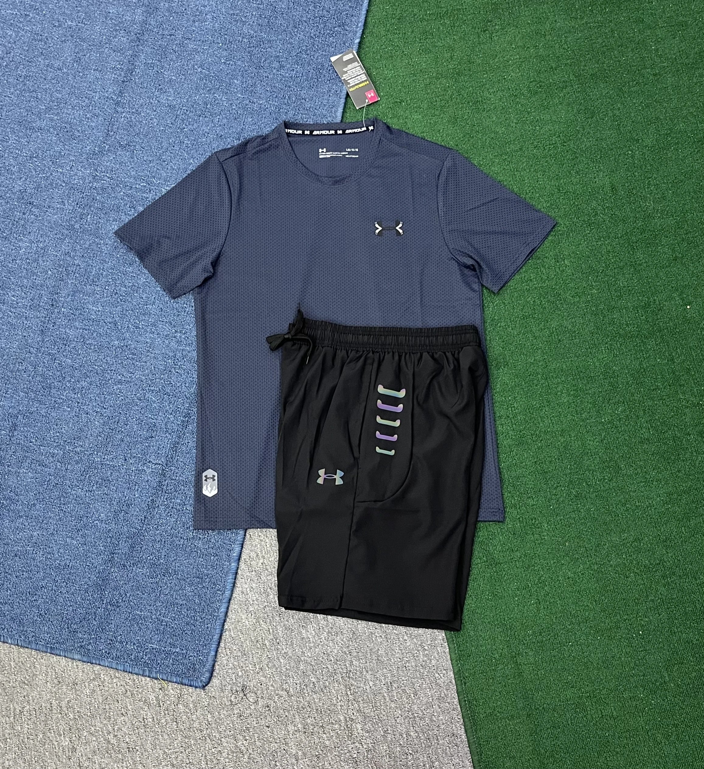 Under Armour Tracksuits Short-sleeve T-shirt and jogger pants set image 9