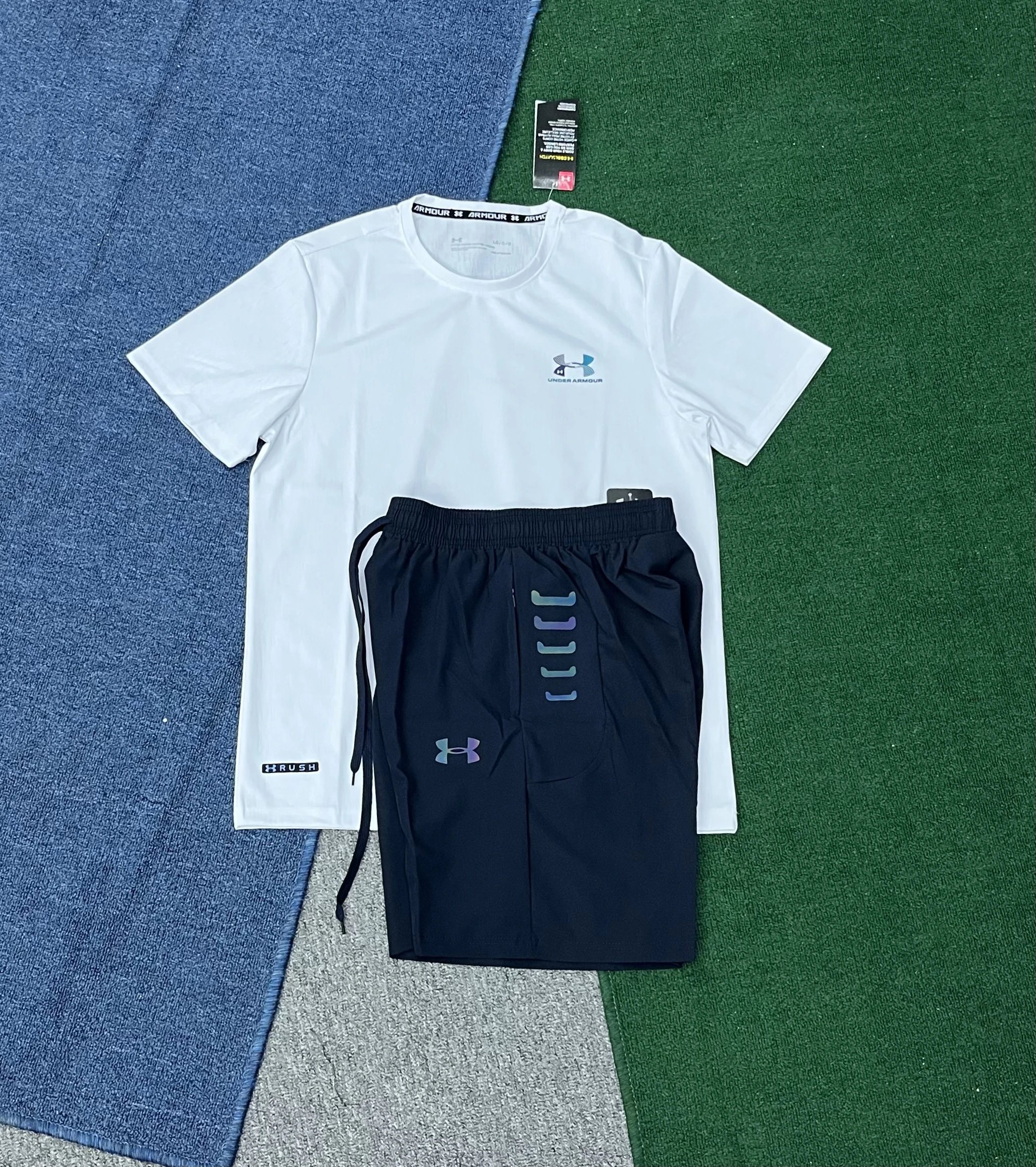 Under Armour Tracksuits Short-sleeve T-shirt and jogger pants set image 4