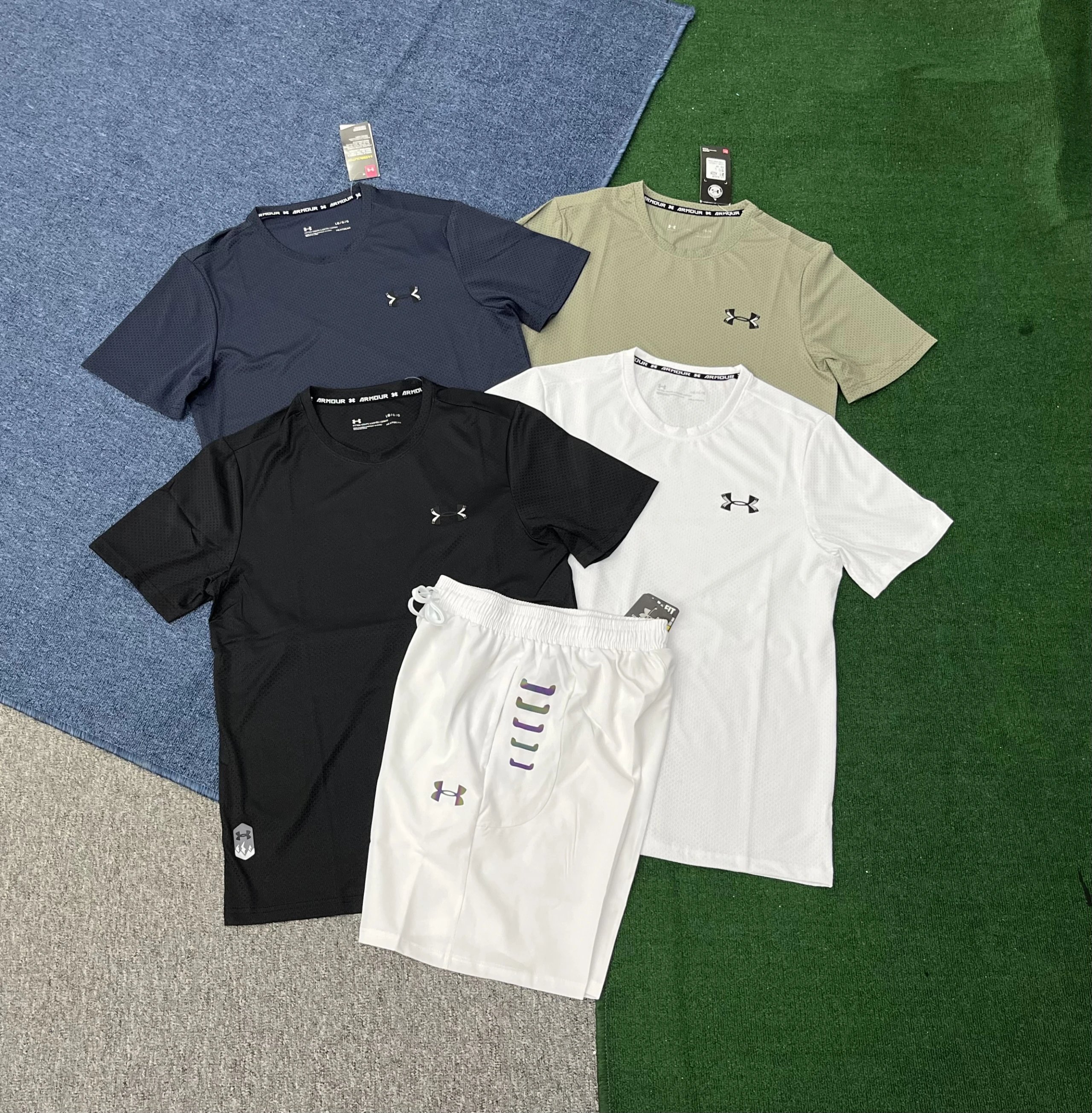 Under Armour Tracksuits Short-sleeve T-shirt and jogger pants set image 3
