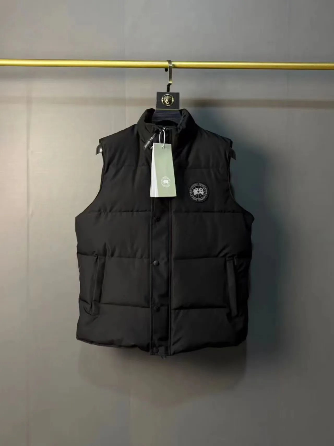 Canada Goose Vests Quilted Puffer Vest with Stand Collar — 8