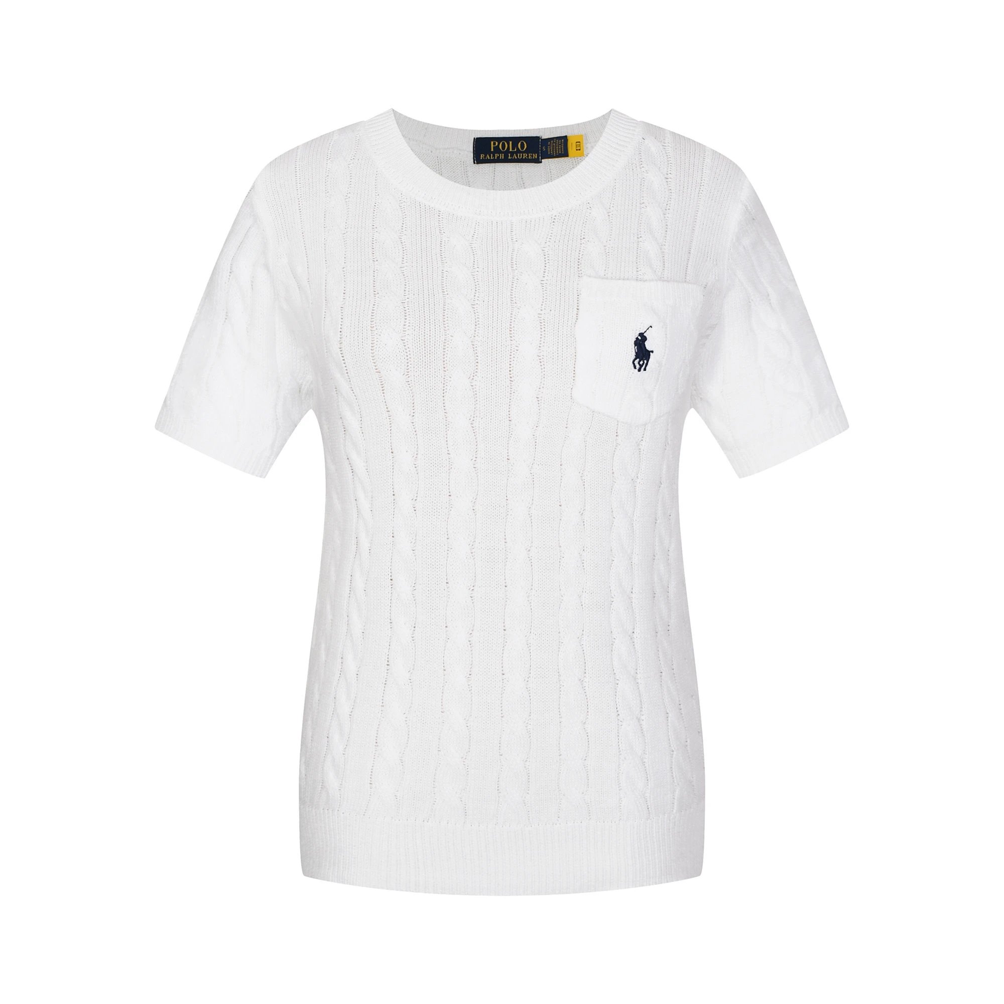 Polo Ralph Lauren Knitwear Cable-Knit Short-Sleeve Sweater image 7