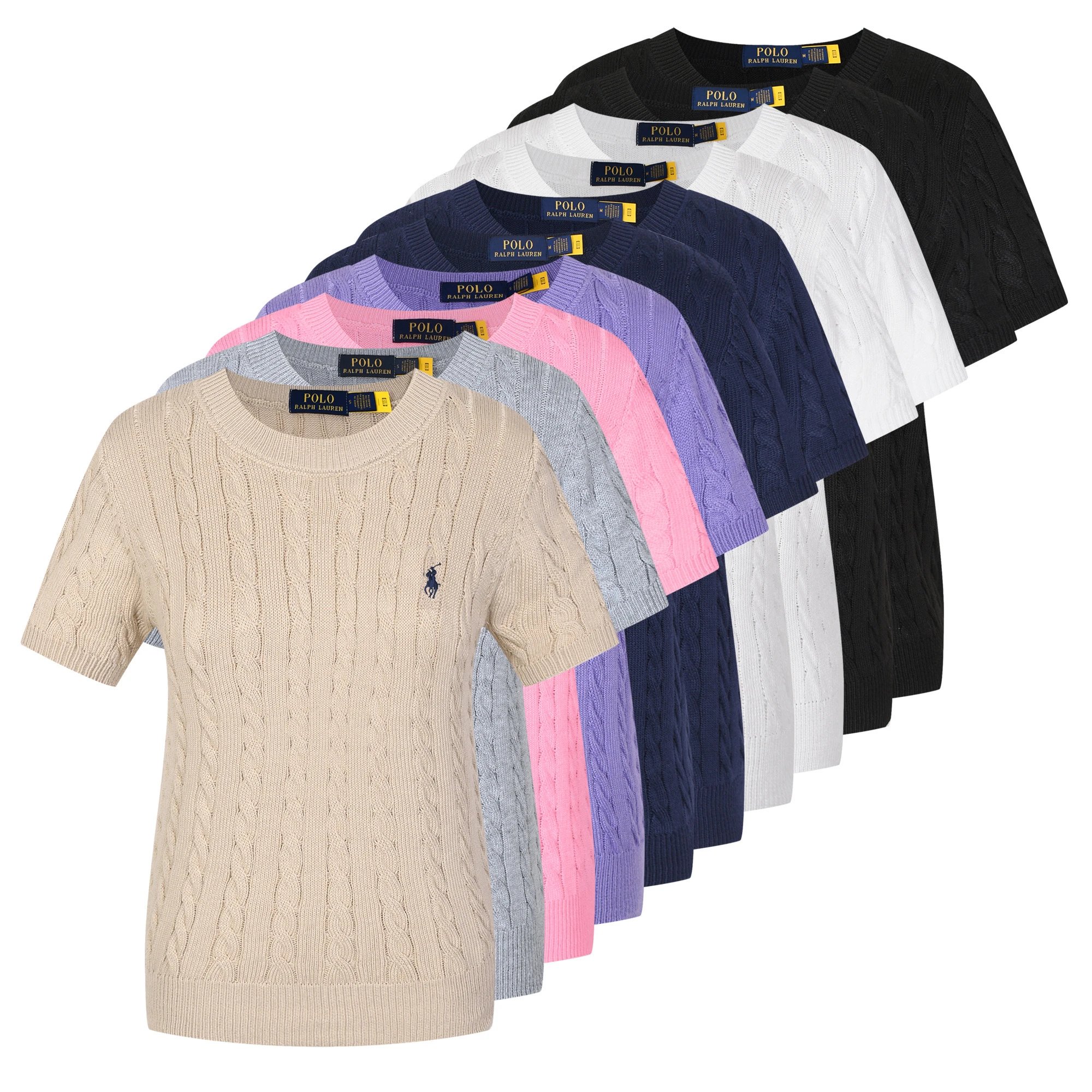 Polo Ralph Lauren Knitwear Cable-Knit Short-Sleeve Sweater image 3