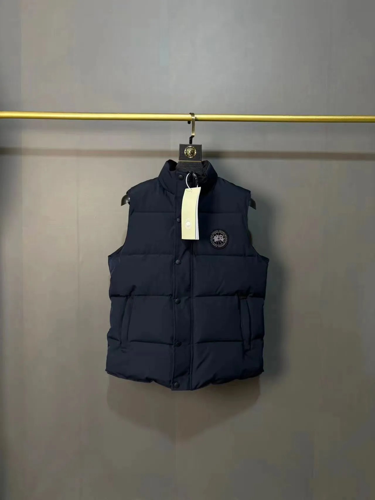 Canada Goose Vests Quilted Puffer Vest with Stand Collar — 6