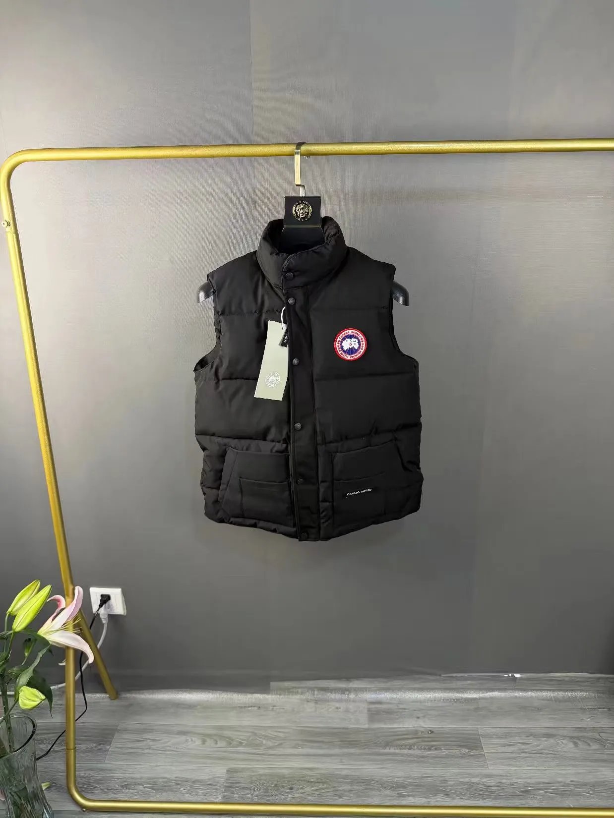Canada Goose Vests Quilted Puffer Vest with Stand Collar image 3