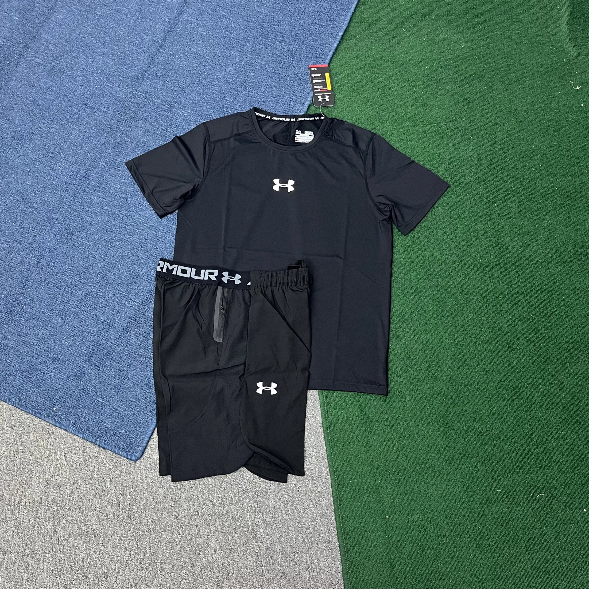 Under Armour Tracksuits Short-sleeve T-shirt and jogger pants set image 7