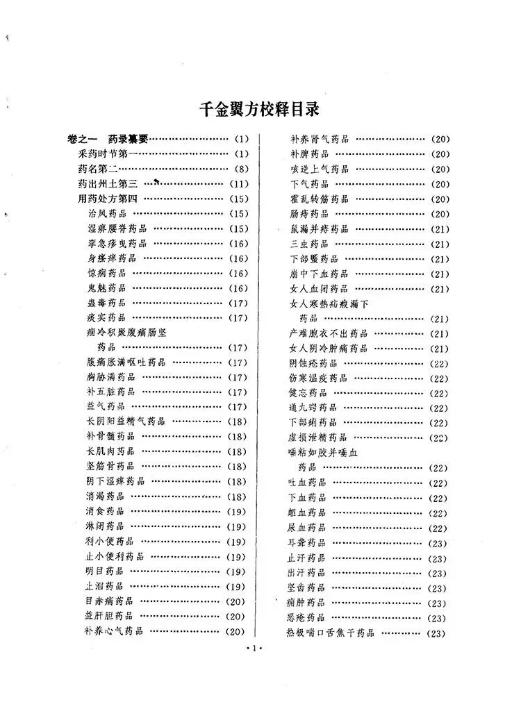 千金翼方校释插图1
