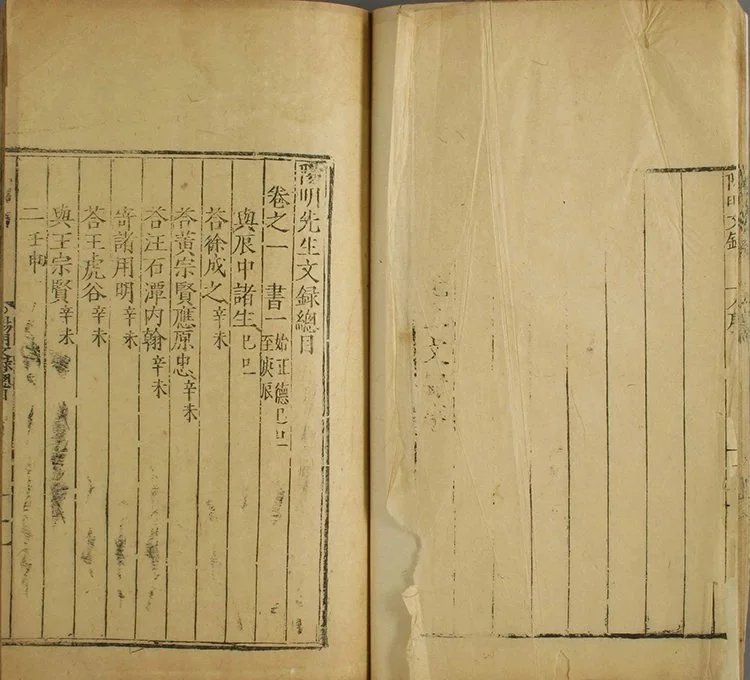 阳明先生文录插图1 阳明先生文录插图1
