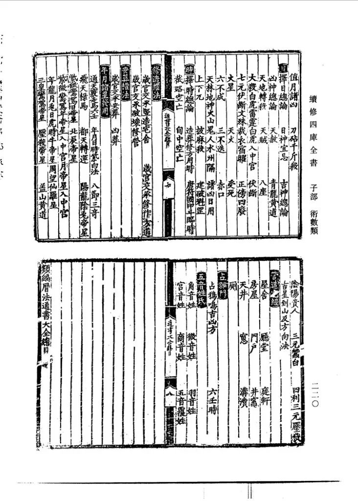 历法通书大全插图3 历法通书大全插图3